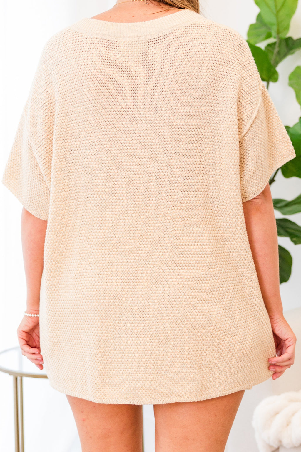 Off In Paradise Sweater Set, Beige