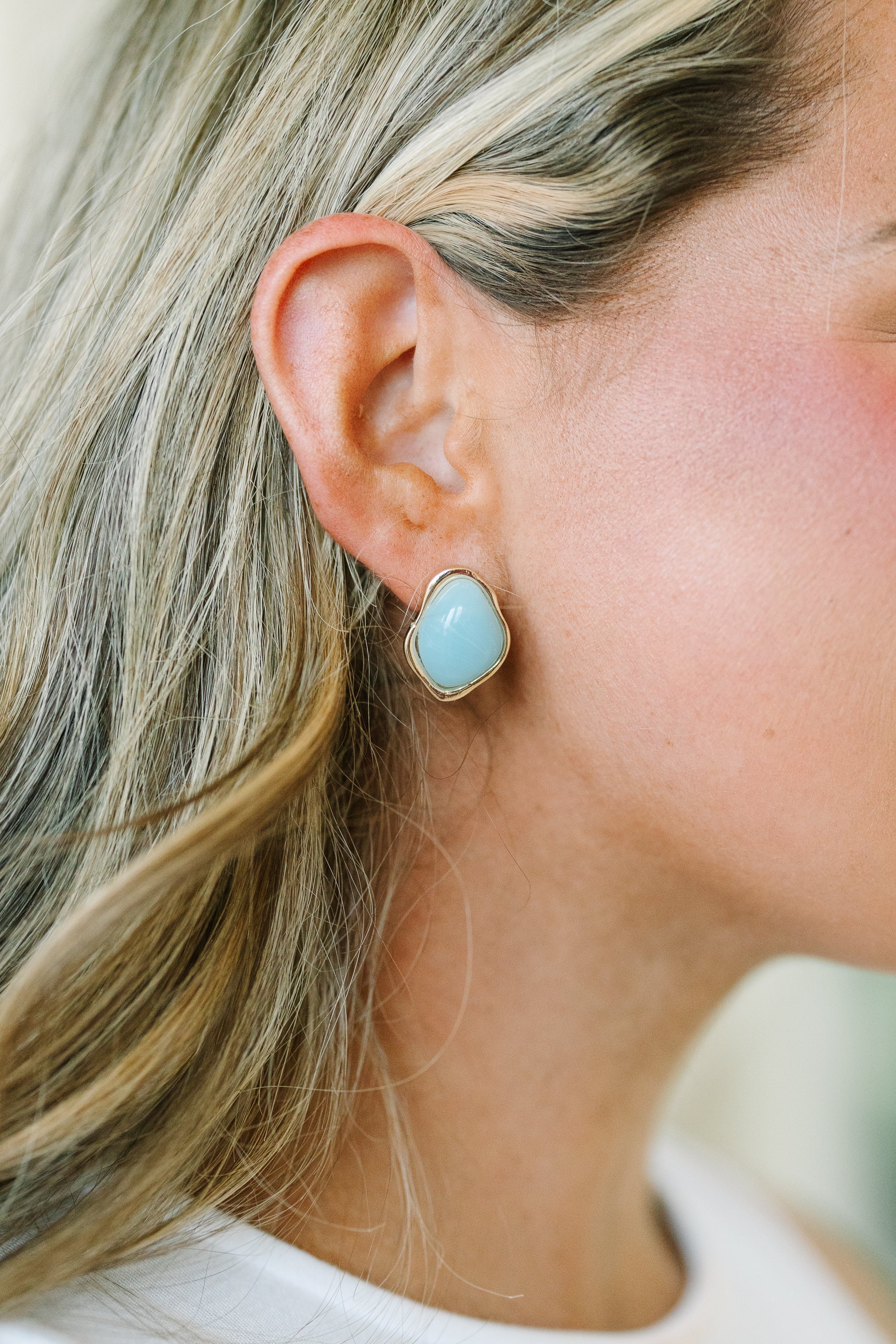 Off The Coast Earrings, Blue