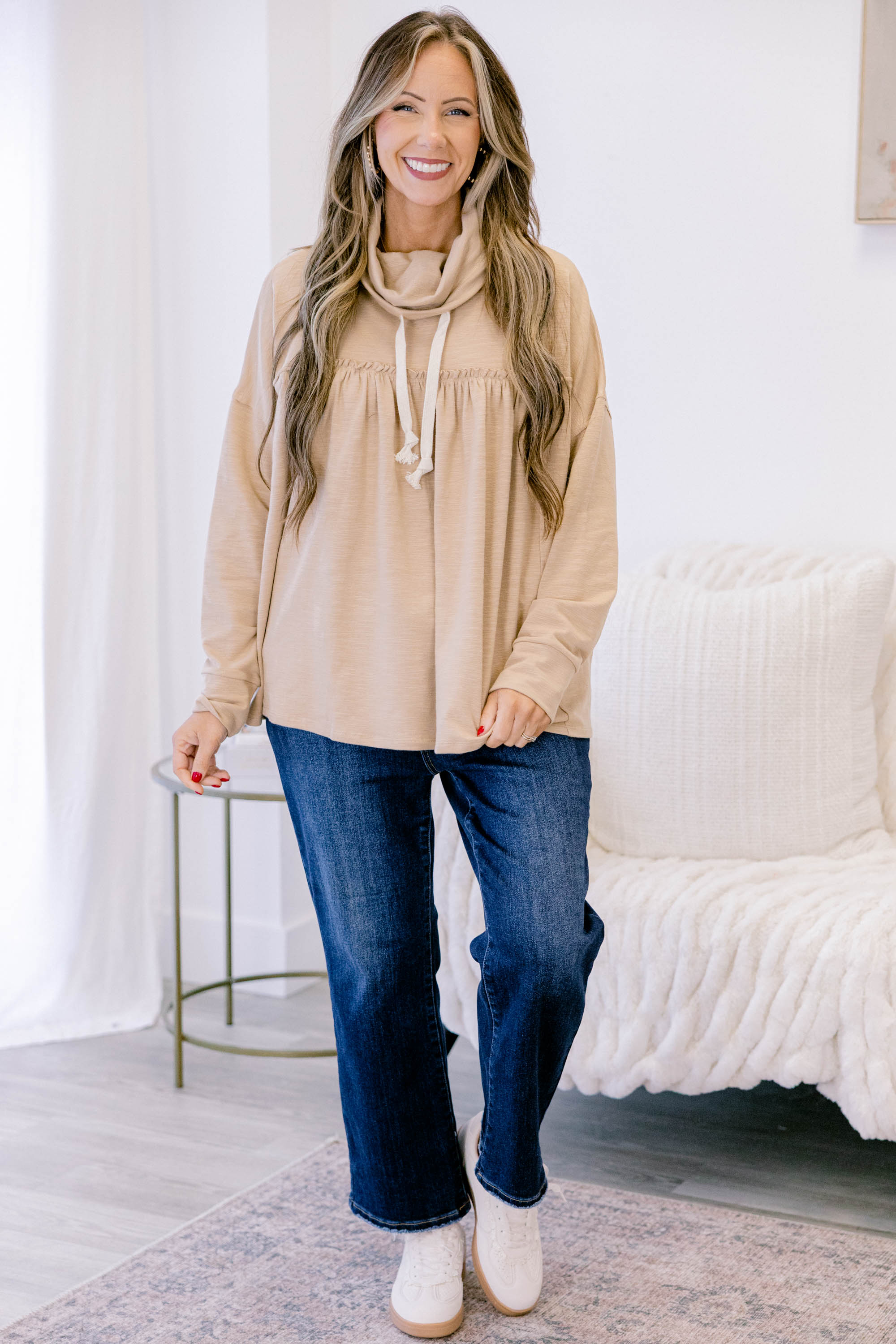 Offer The World Hoodie, Sand