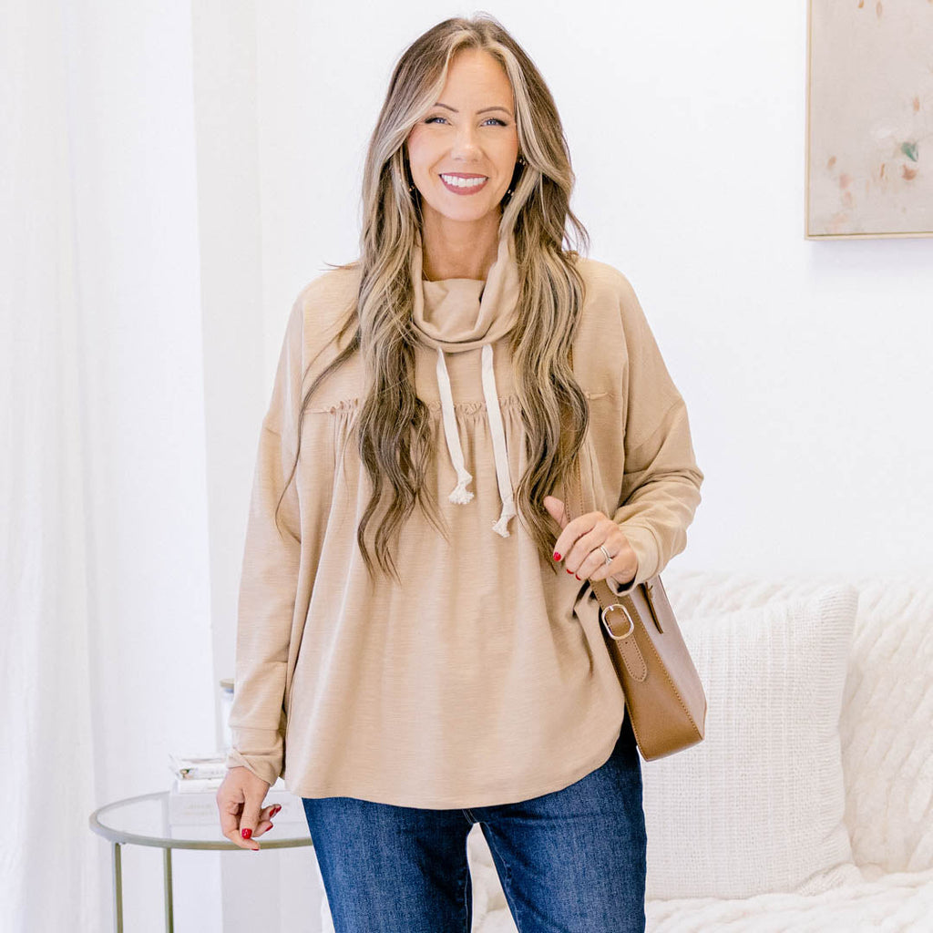 Offer The World Hoodie, Sand