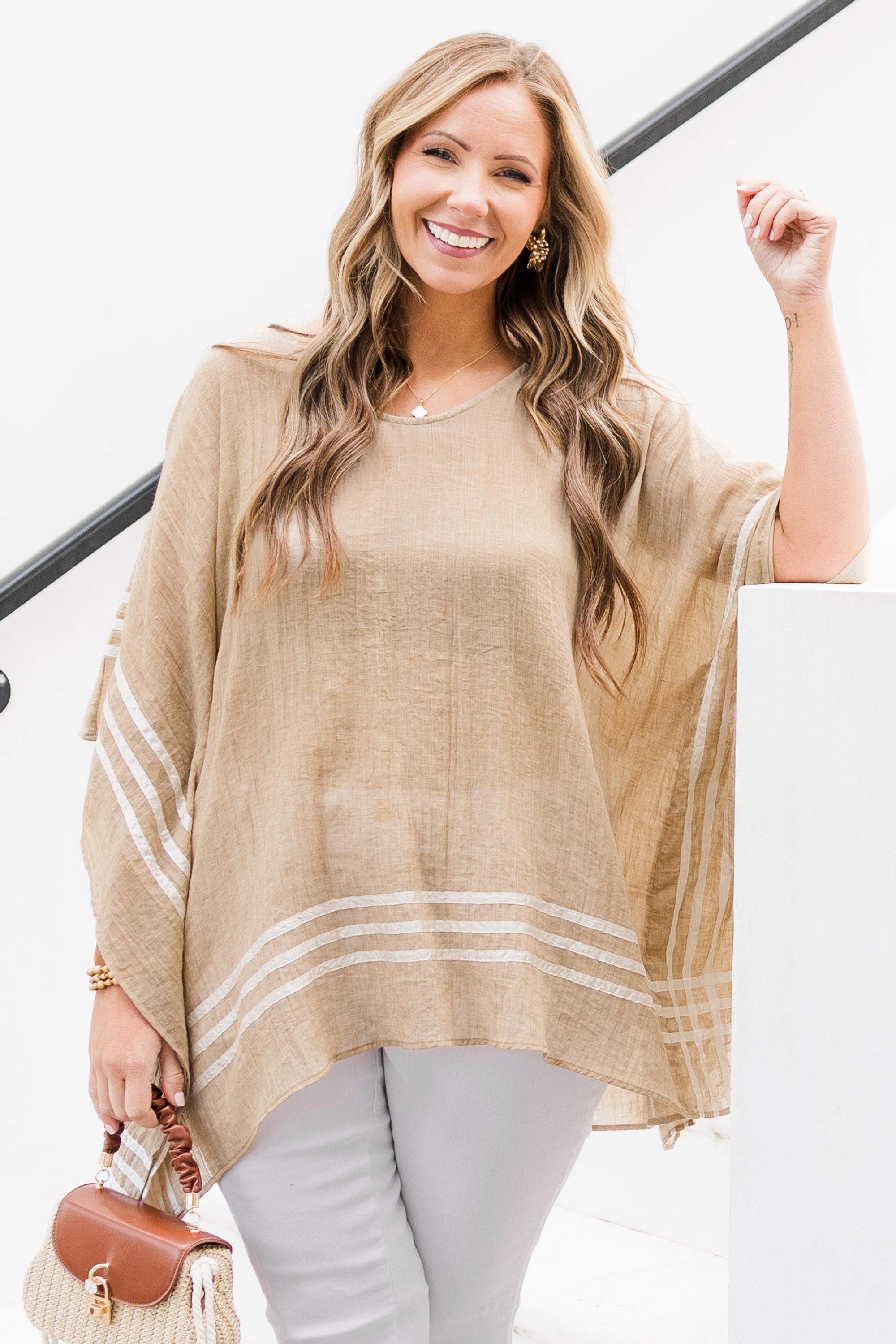 Oh Boy Tunic, Brown