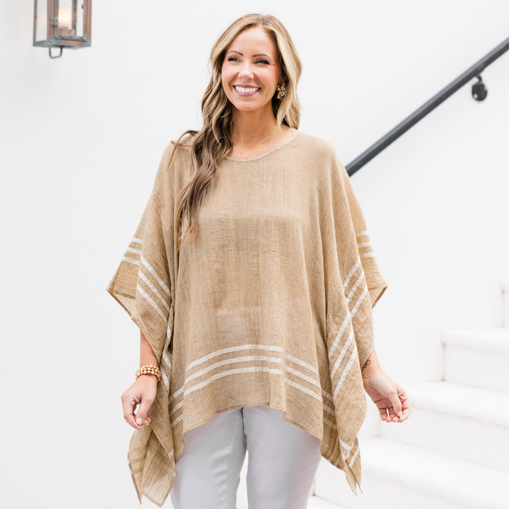 Oh Boy Tunic, Brown