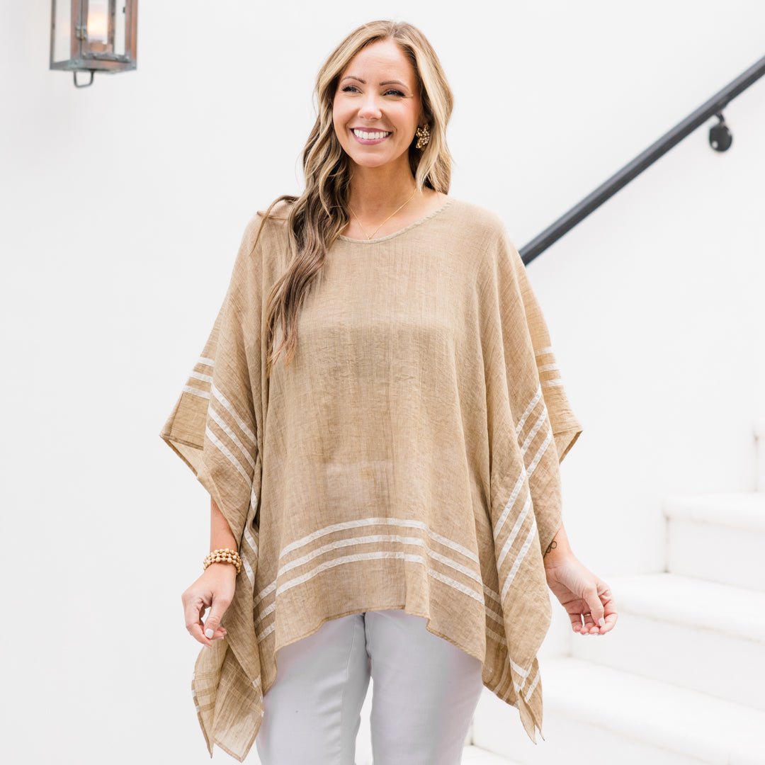 Oh Boy Tunic, Brown