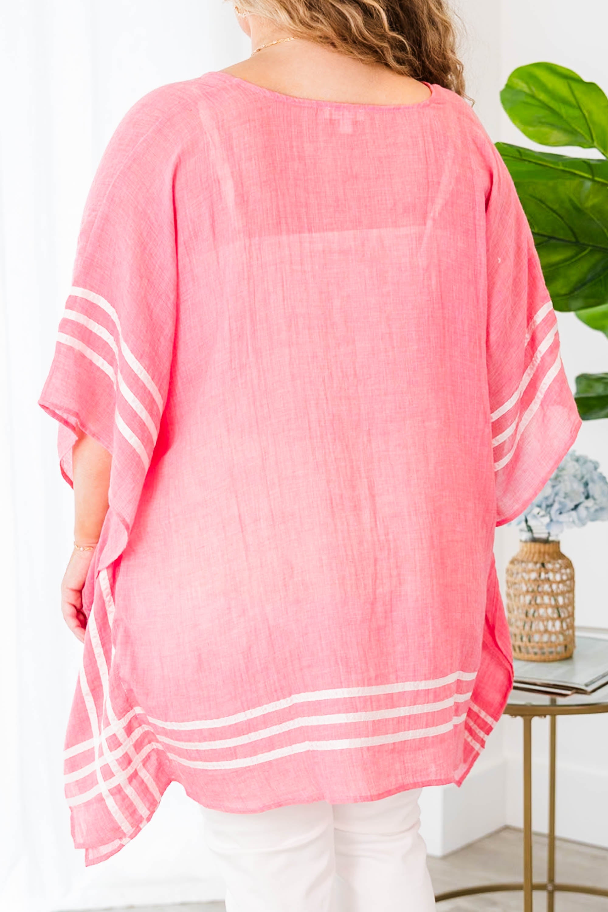 Oh Boy Tunic, Raspberry