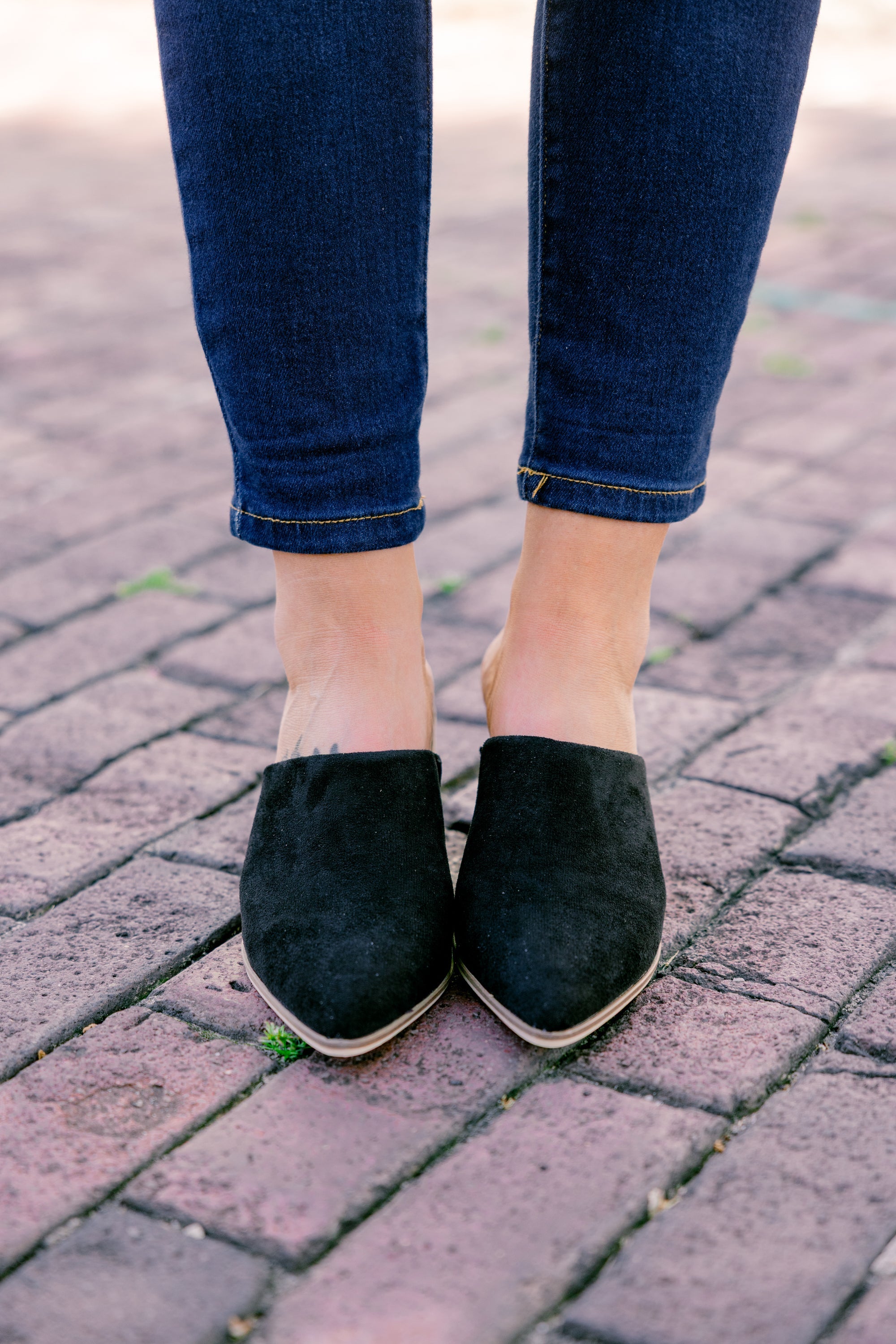 Oh So Charming Mules, Black