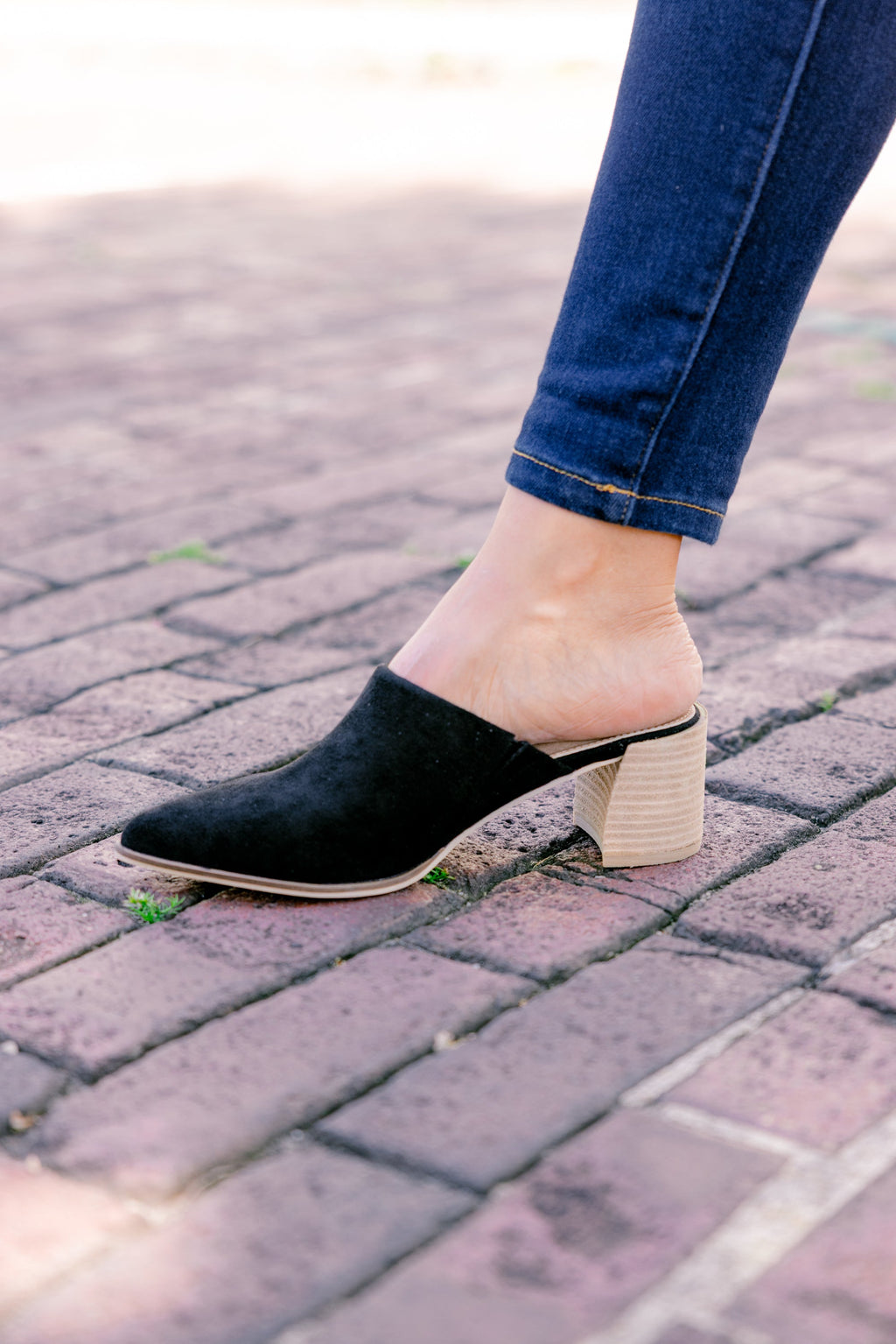 Oh So Charming Mules, Black