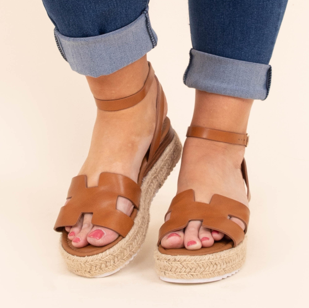 On A Getaway Sandals, New Tan