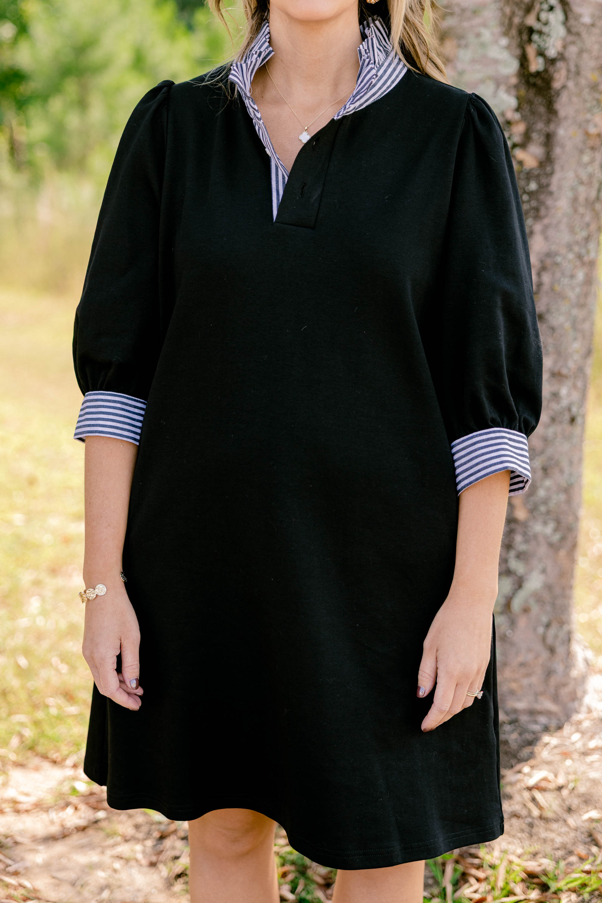 On Good Terms Dress, Black