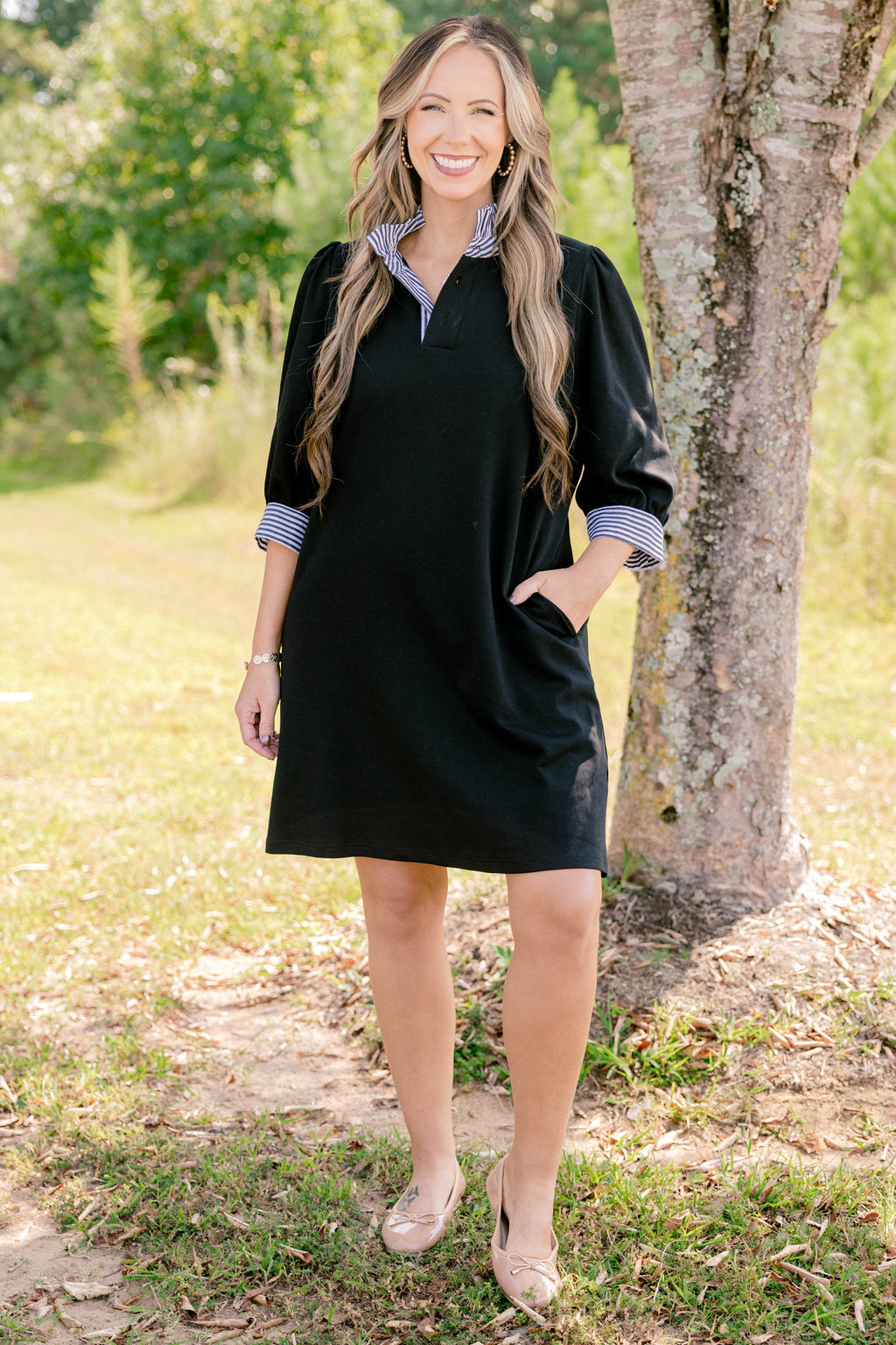 On Good Terms Dress, Black