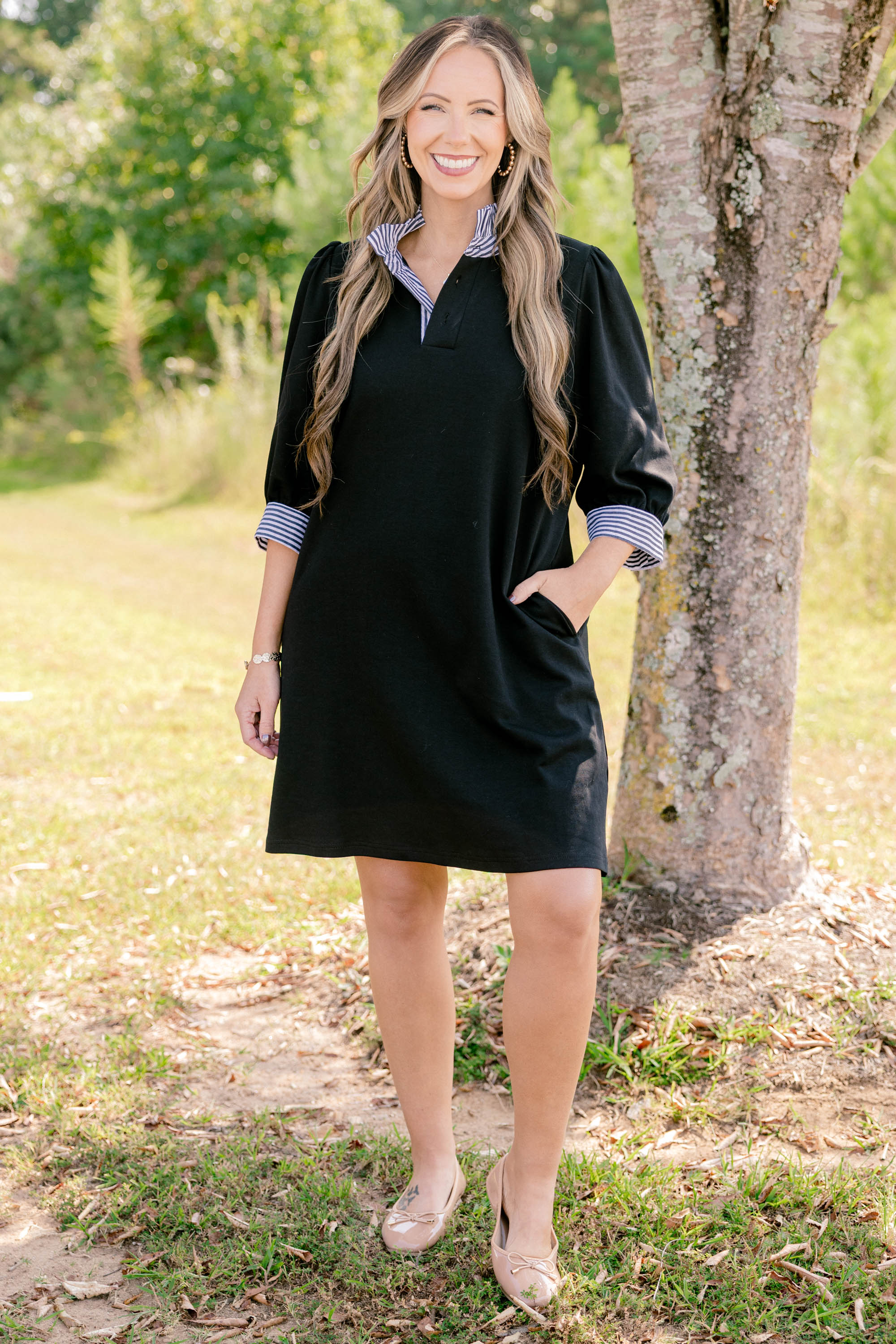 On Good Terms Dress, Black