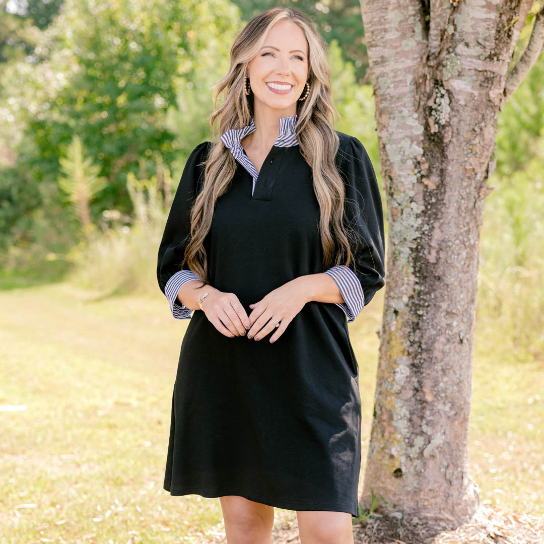 On Good Terms Dress, Black