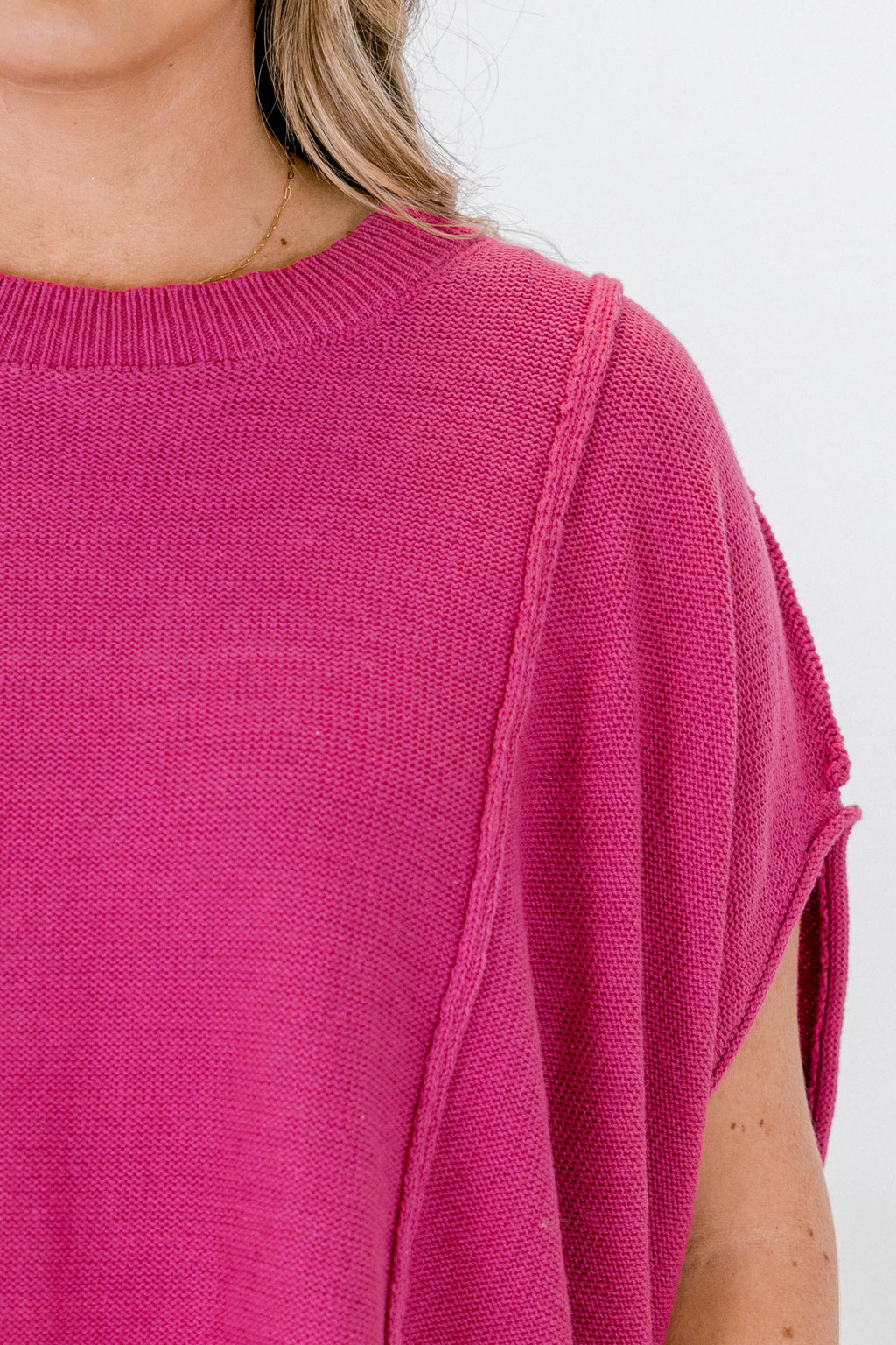 On My Way Over Sweater, Rose