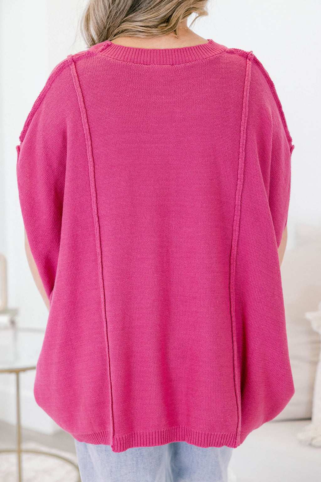 On My Way Over Sweater, Rose