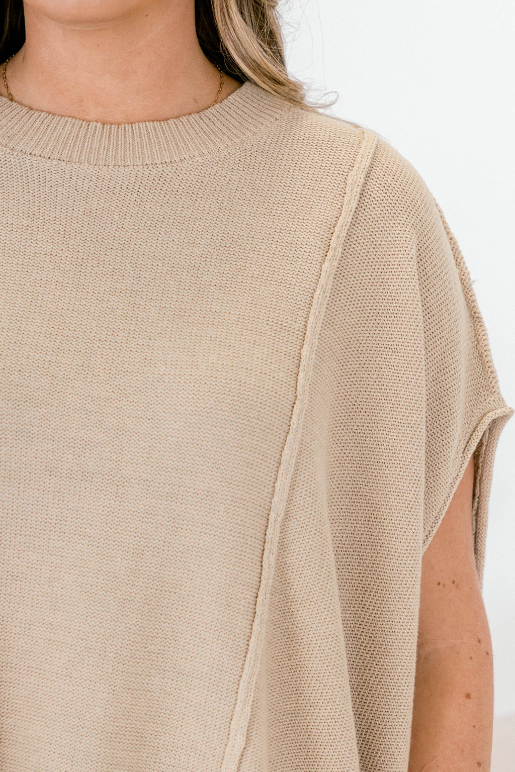 On My Way Over Sweater, Taupe