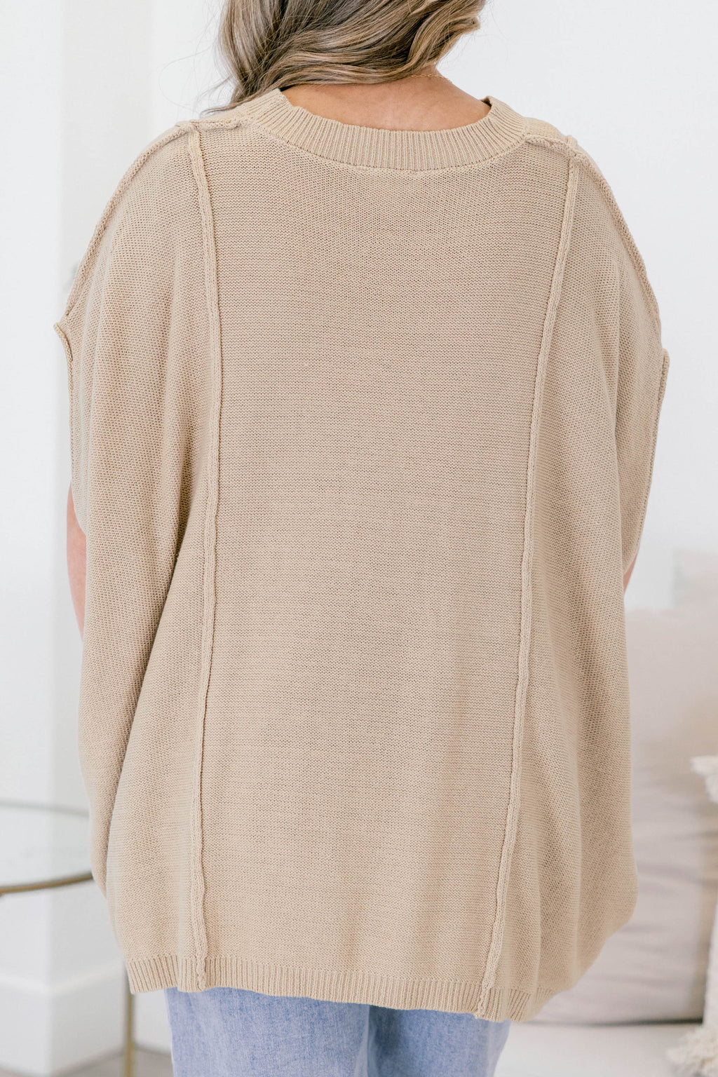 On My Way Over Sweater, Taupe