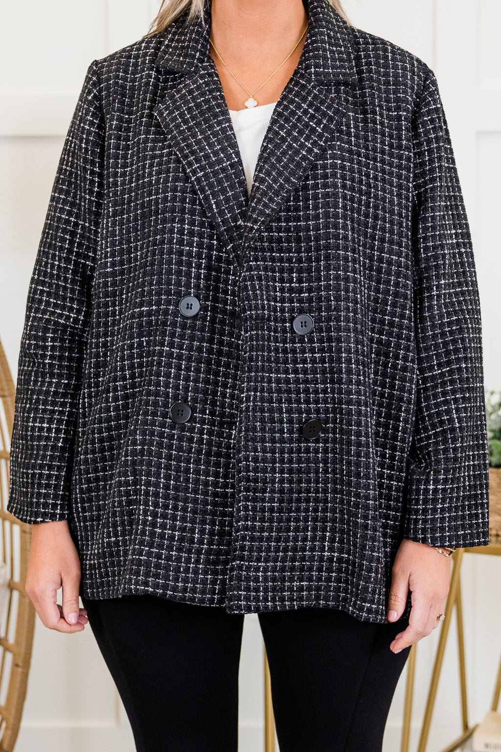 On My Way To Business Jacket, Black