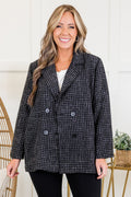 On My Way To Business Jacket, Black