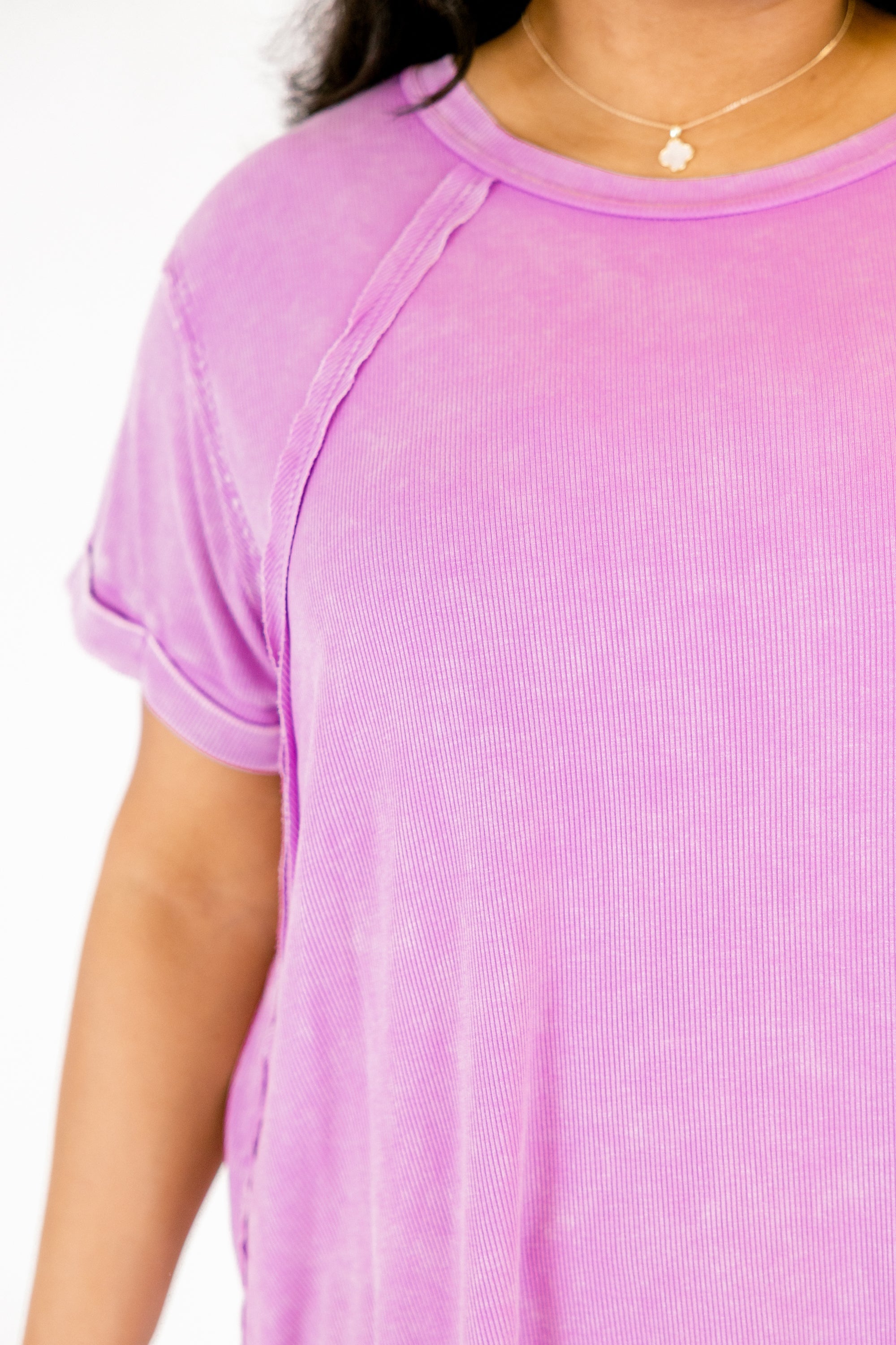 On Repeat Tee, Violet