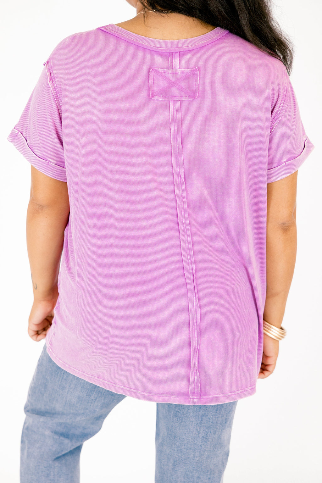 On Repeat Tee, Violet
