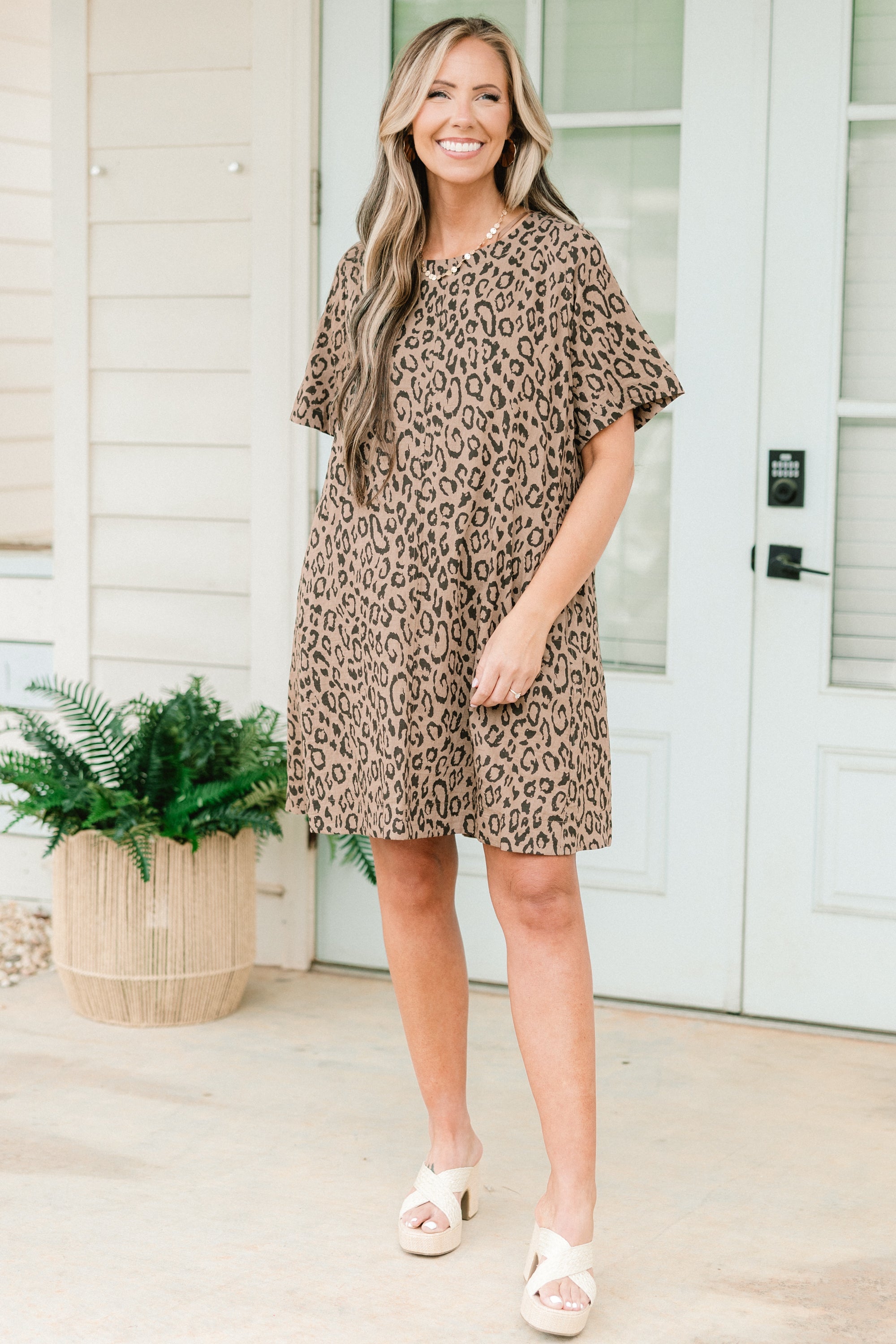 On The Move Dress, Mocha