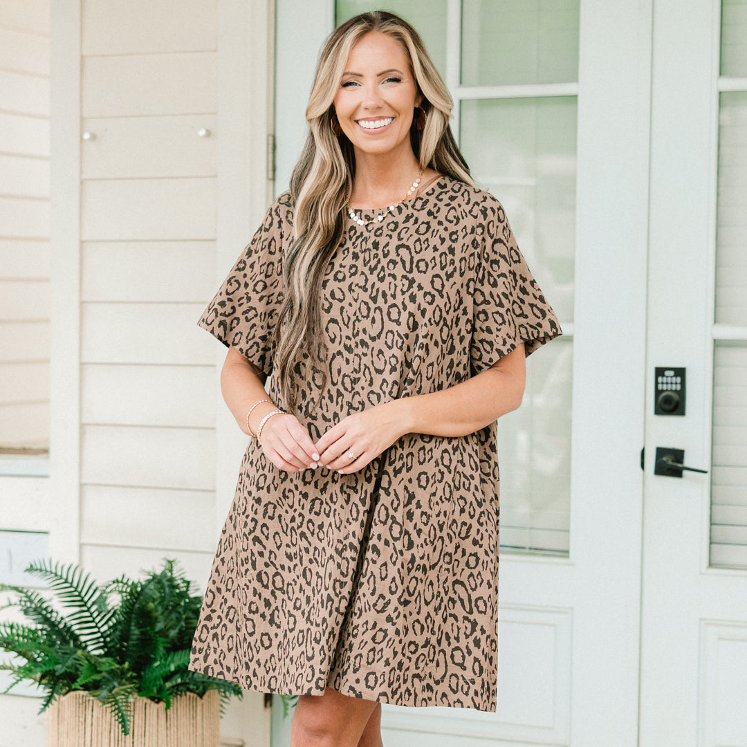On The Move Dress, Mocha