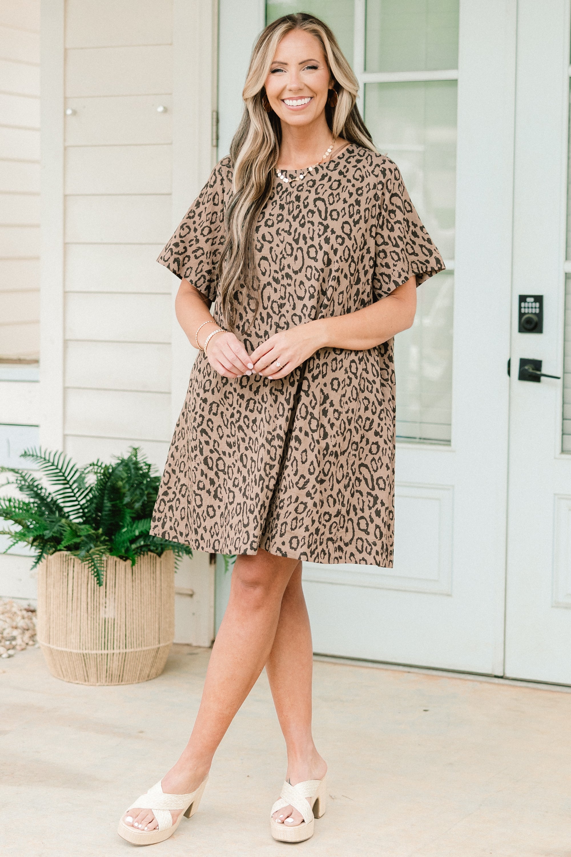 On The Move Dress, Mocha