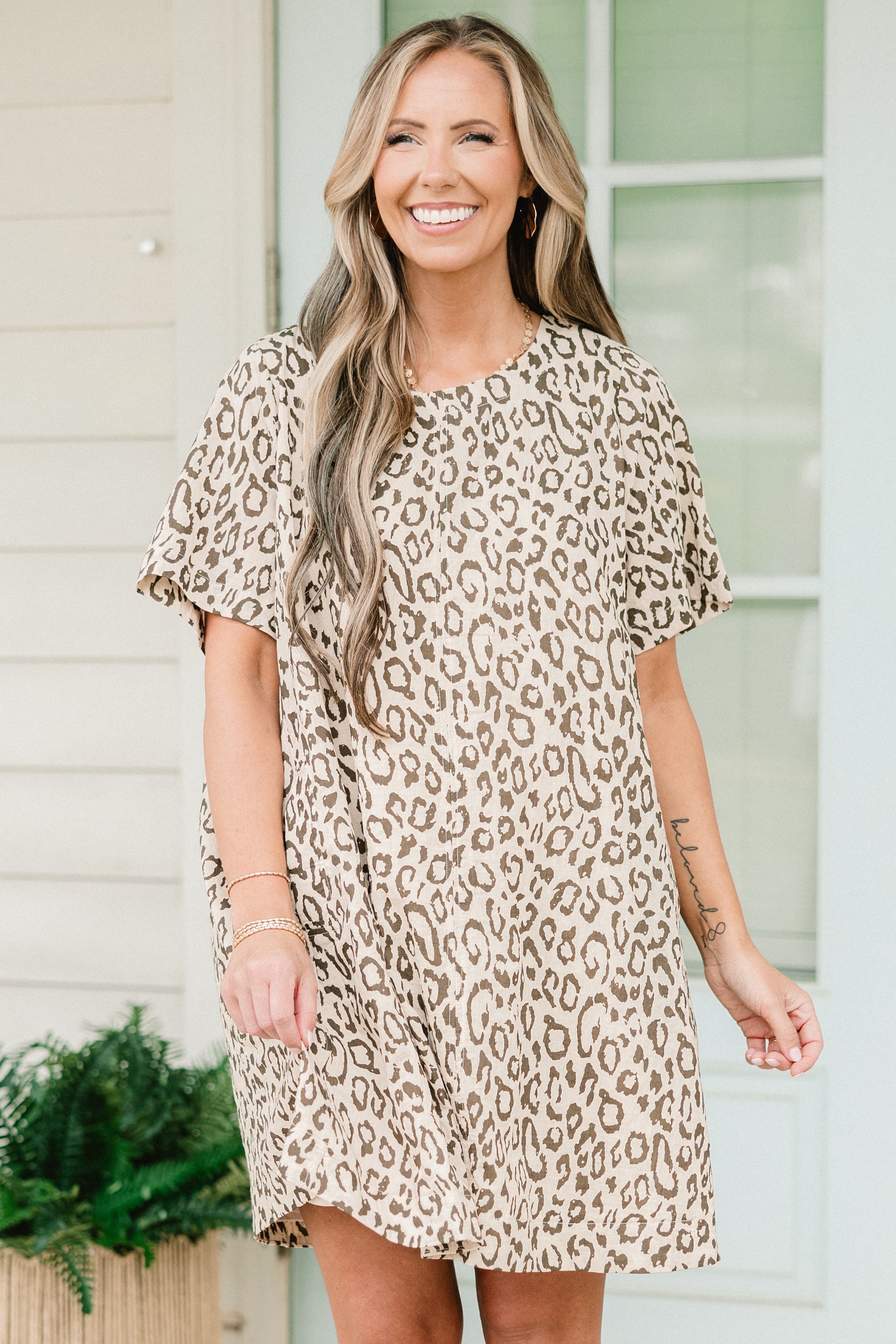 On The Move Dress, Oatmeal