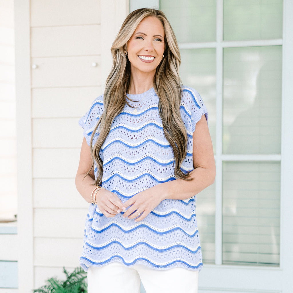 On The Wave Top, Blue