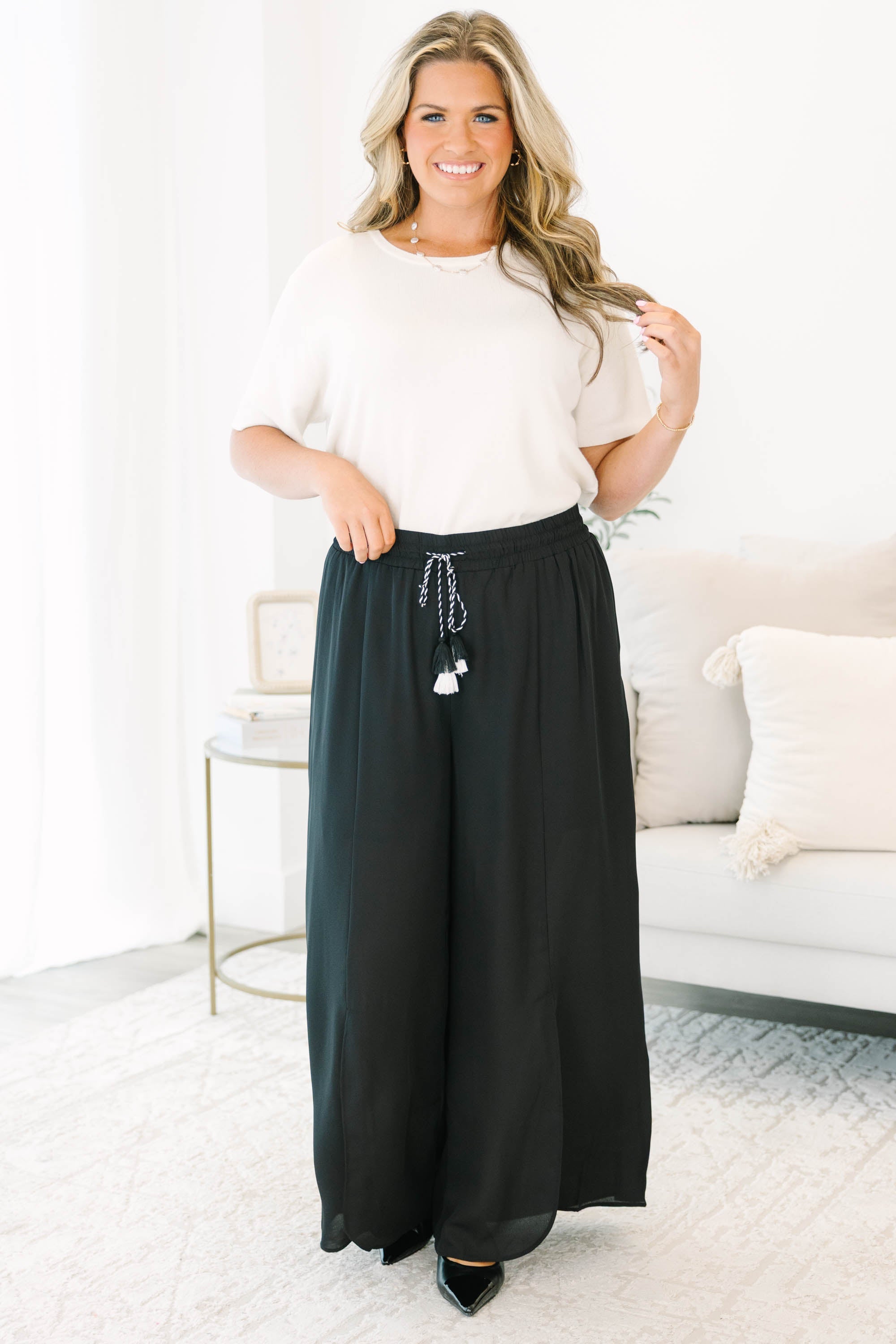 On Top Of The World Pants, Black
