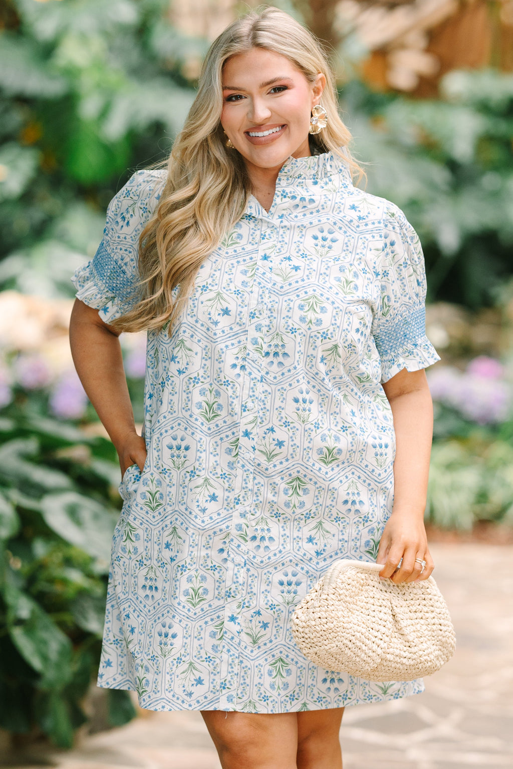 On Your Way Dress, Blue