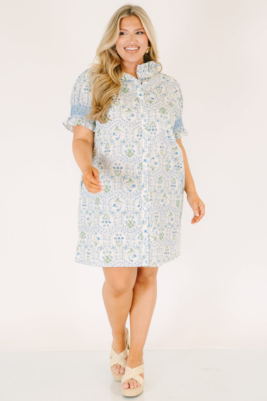 On Your Way Dress, Blue