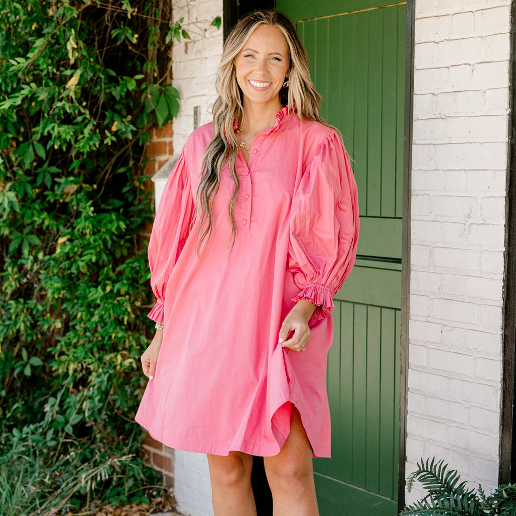 One Day At A Time Dress, Pink
