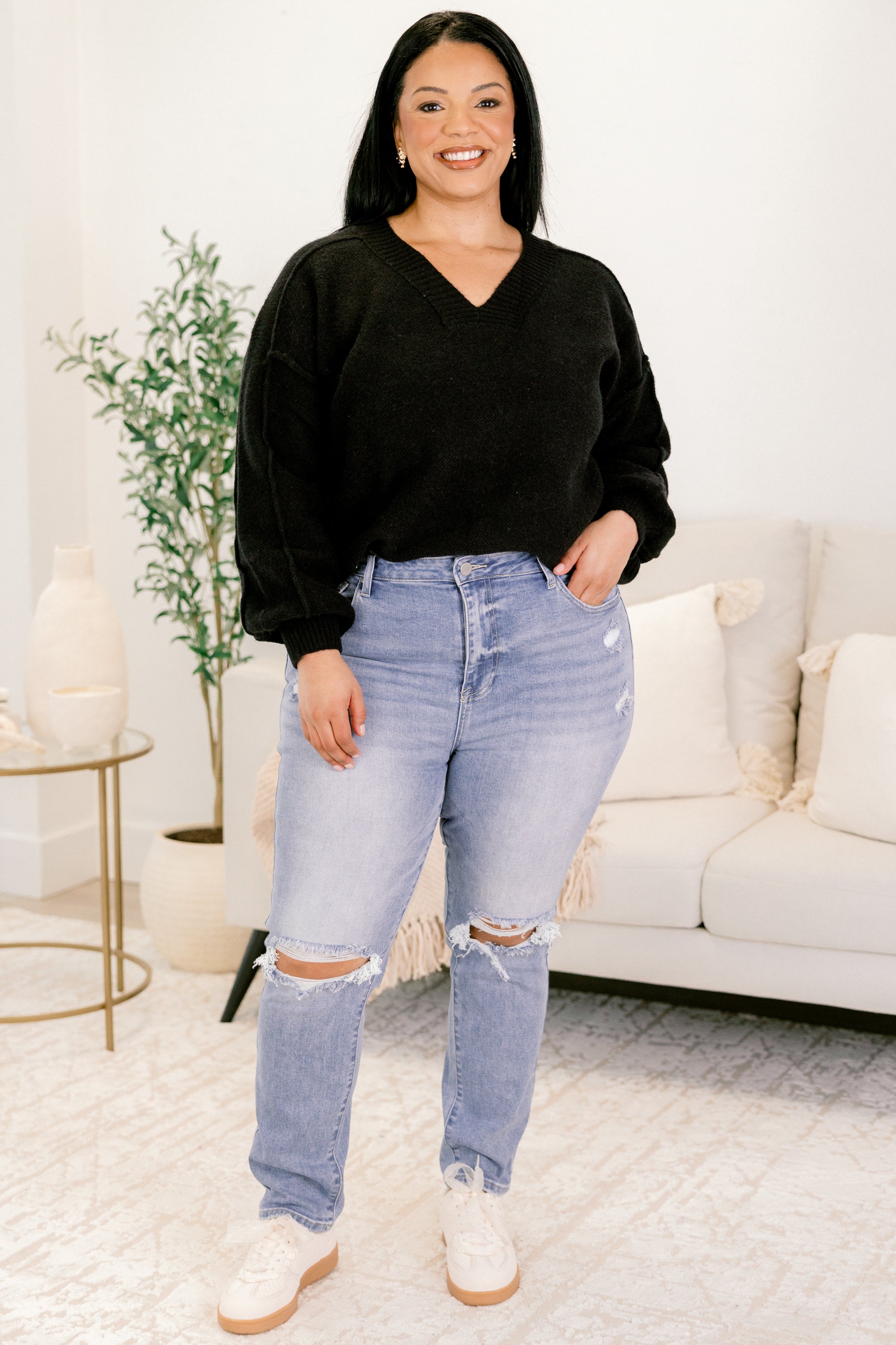 One Thing At A Time Jeans, Light Wash