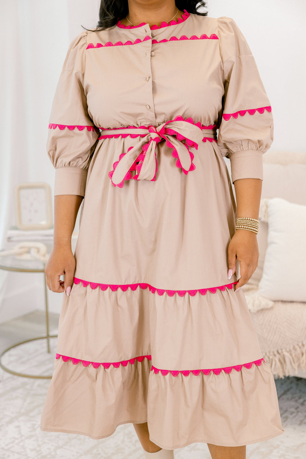 Only A Matter Of Time Dress, Brown