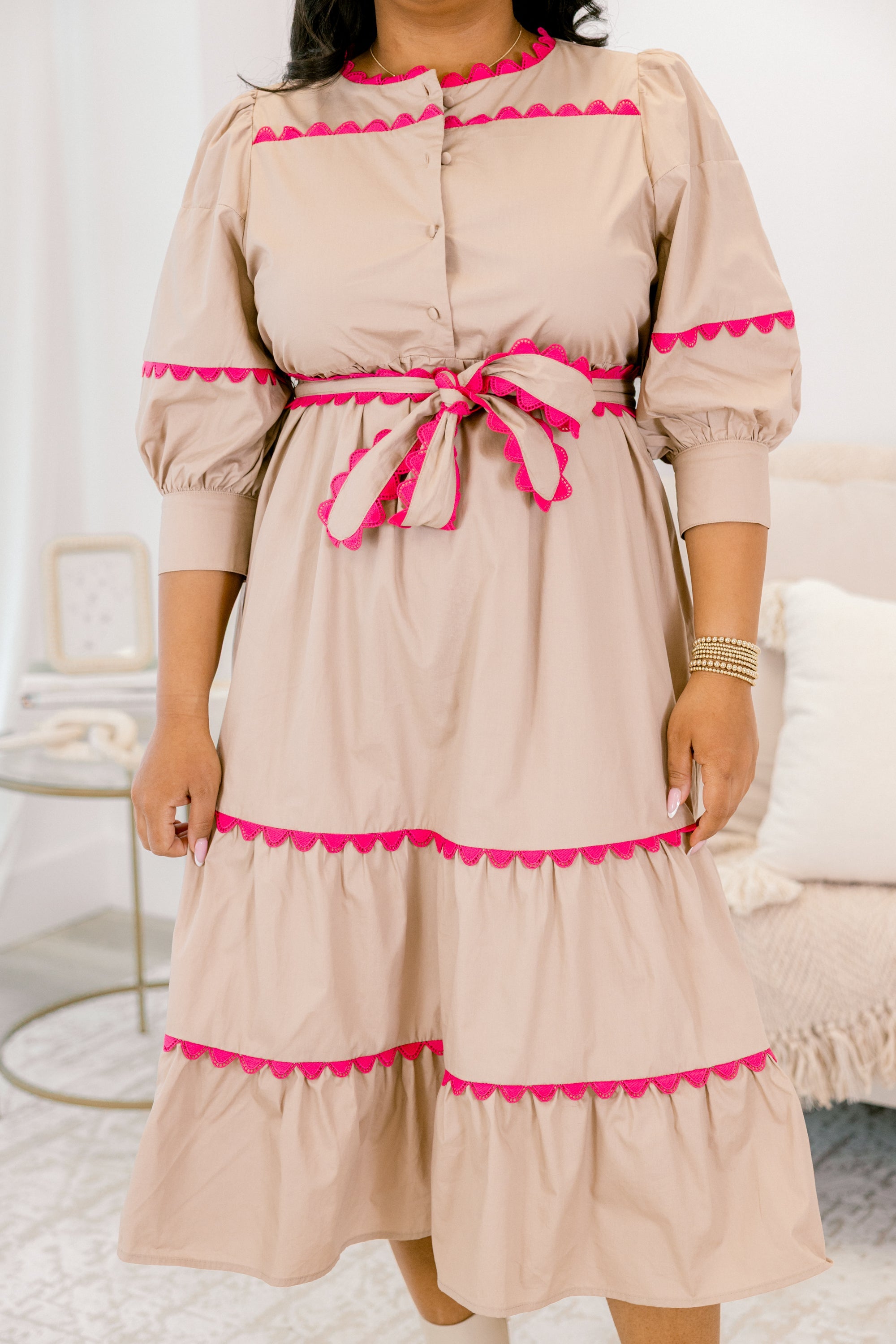 Only A Matter Of Time Dress, Brown