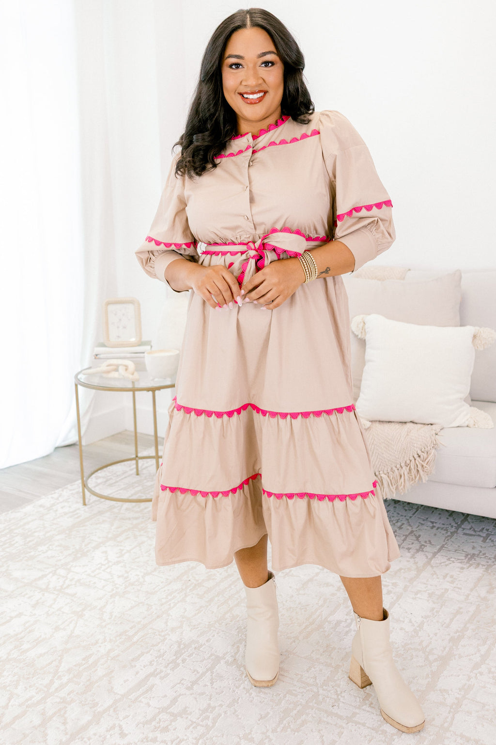 Only A Matter Of Time Dress, Brown