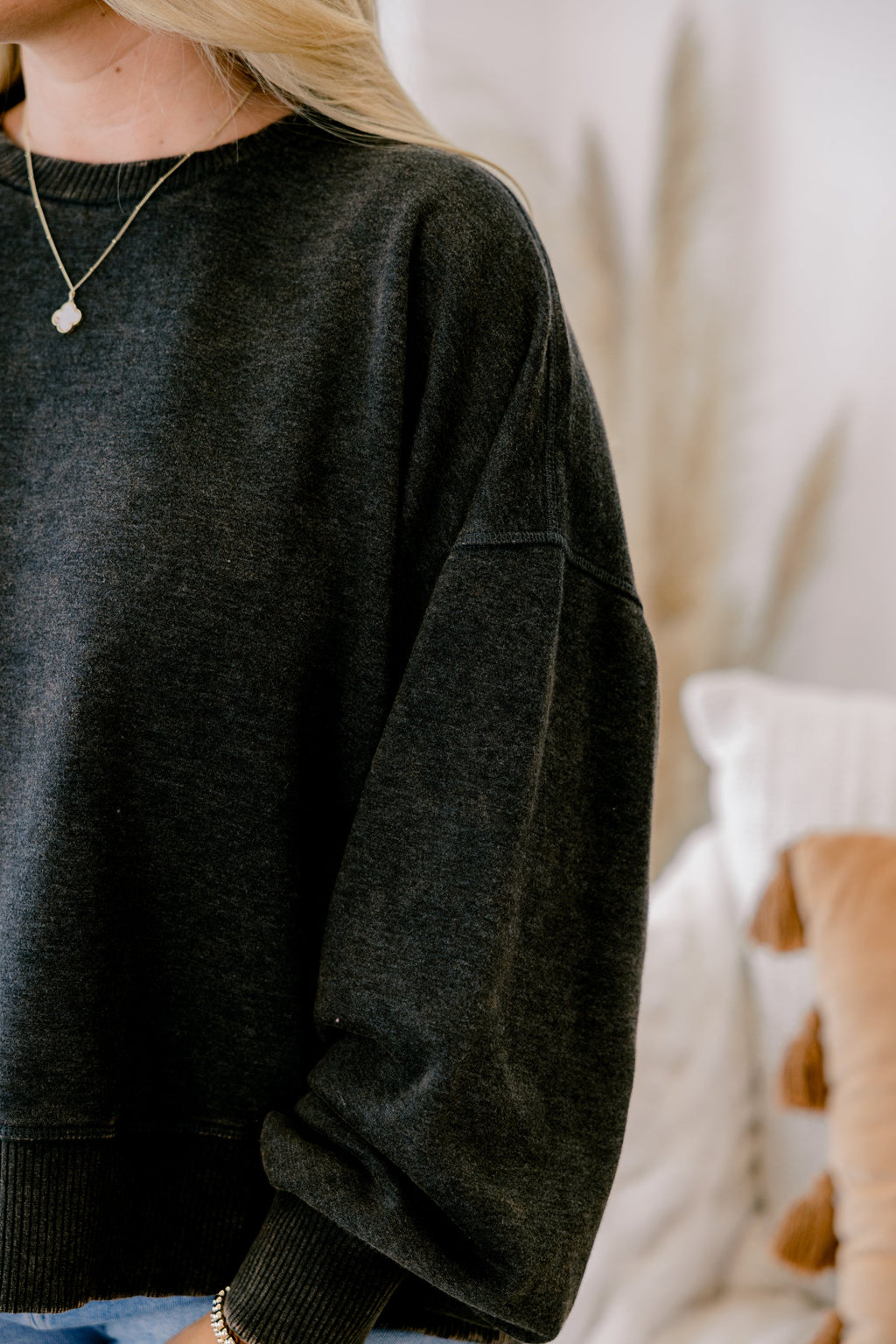 Only Getting Started Pullover, Black