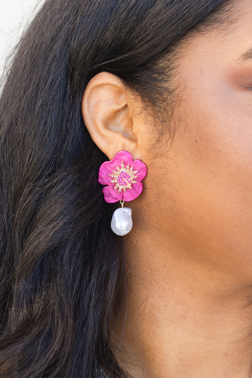 Onward To Barbados Earrings, Pink