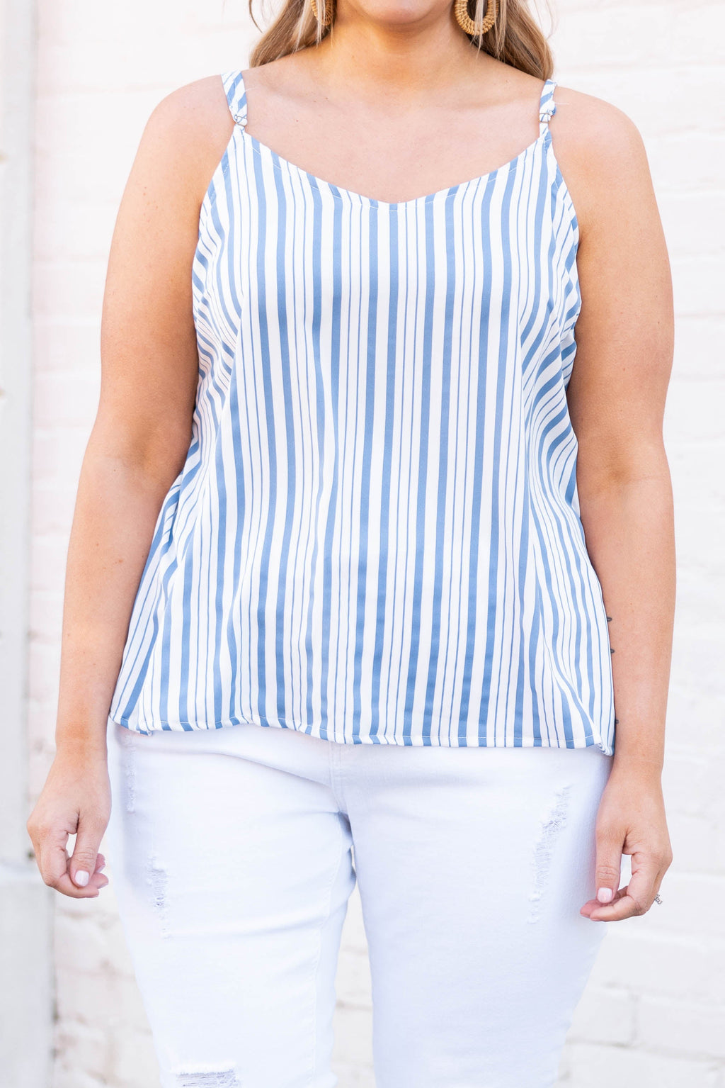 Open Doors Tank, Denim