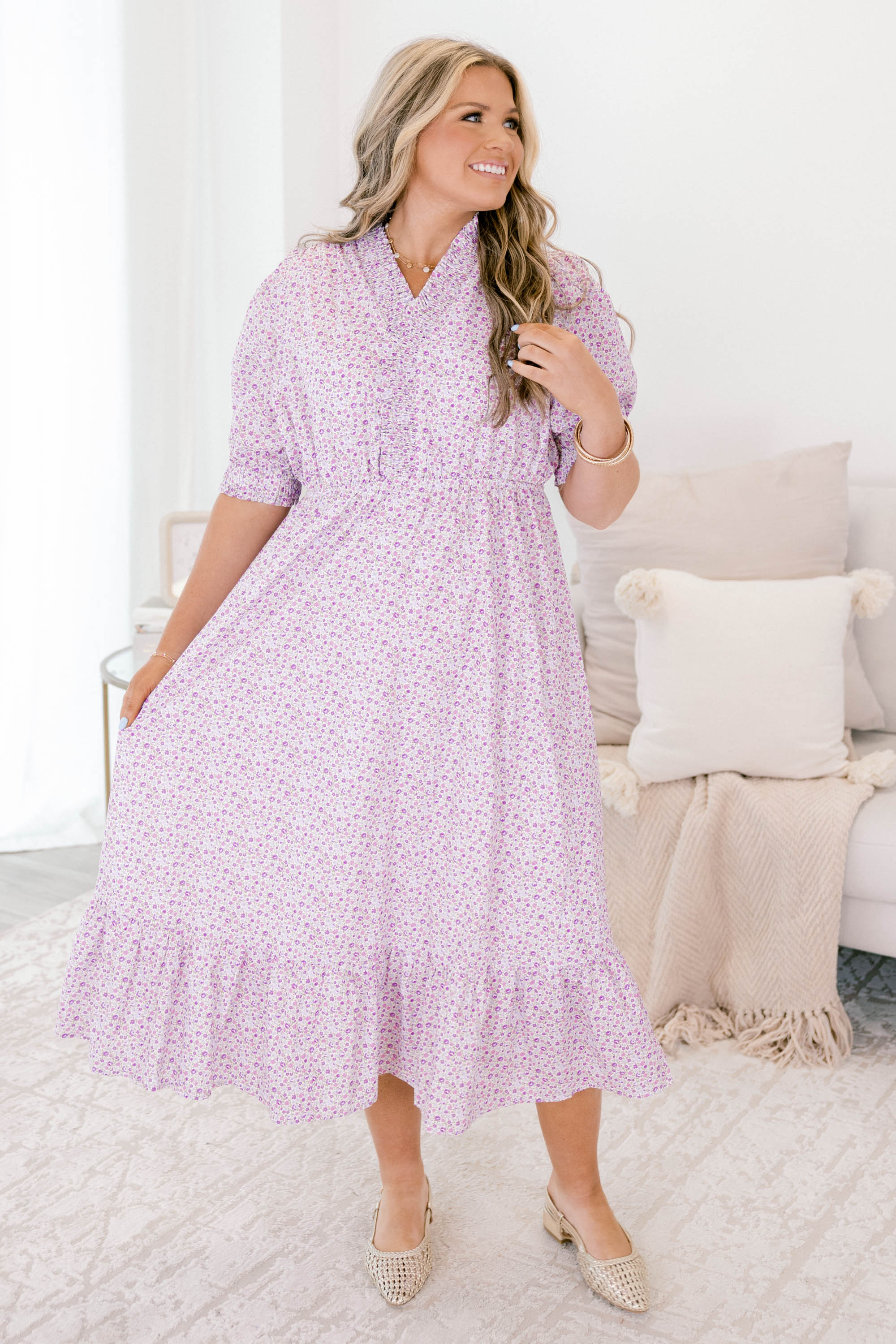 Opportunity Presents Itself Dress, Purple