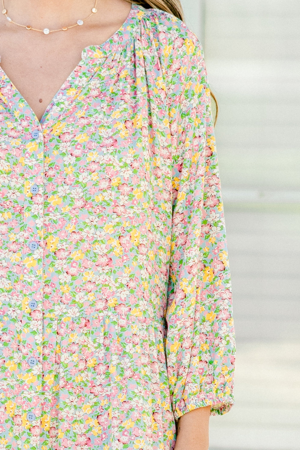 Orchid Oasis Dress, Pink Combo