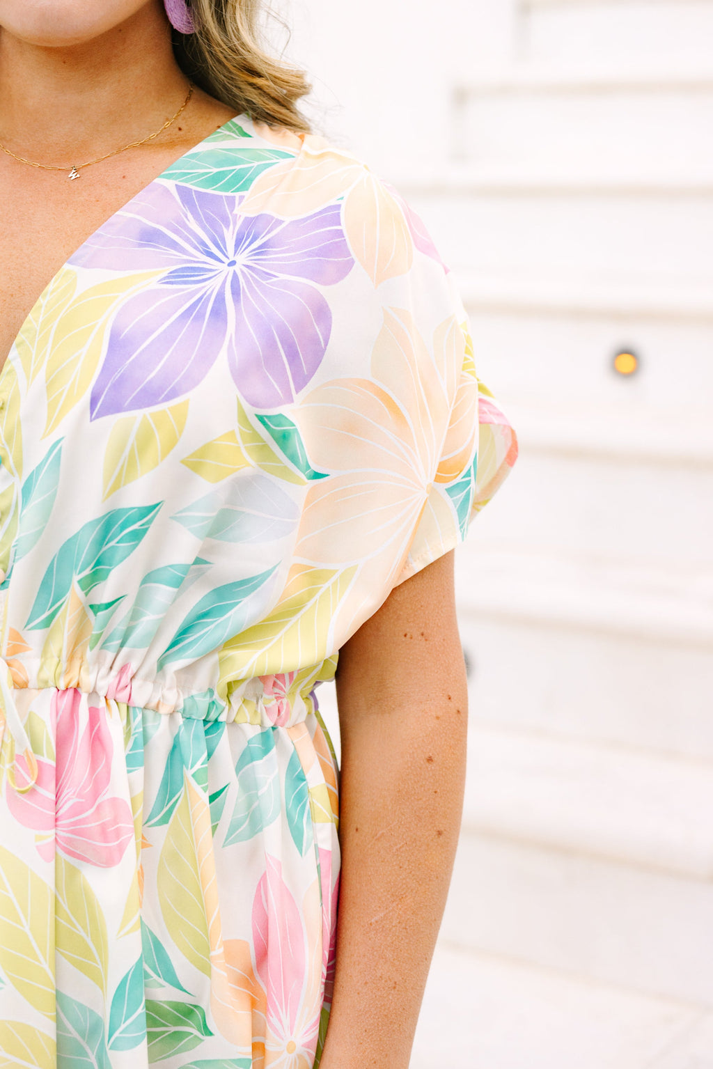 Orchid's Whisper Dress, Creamsicle