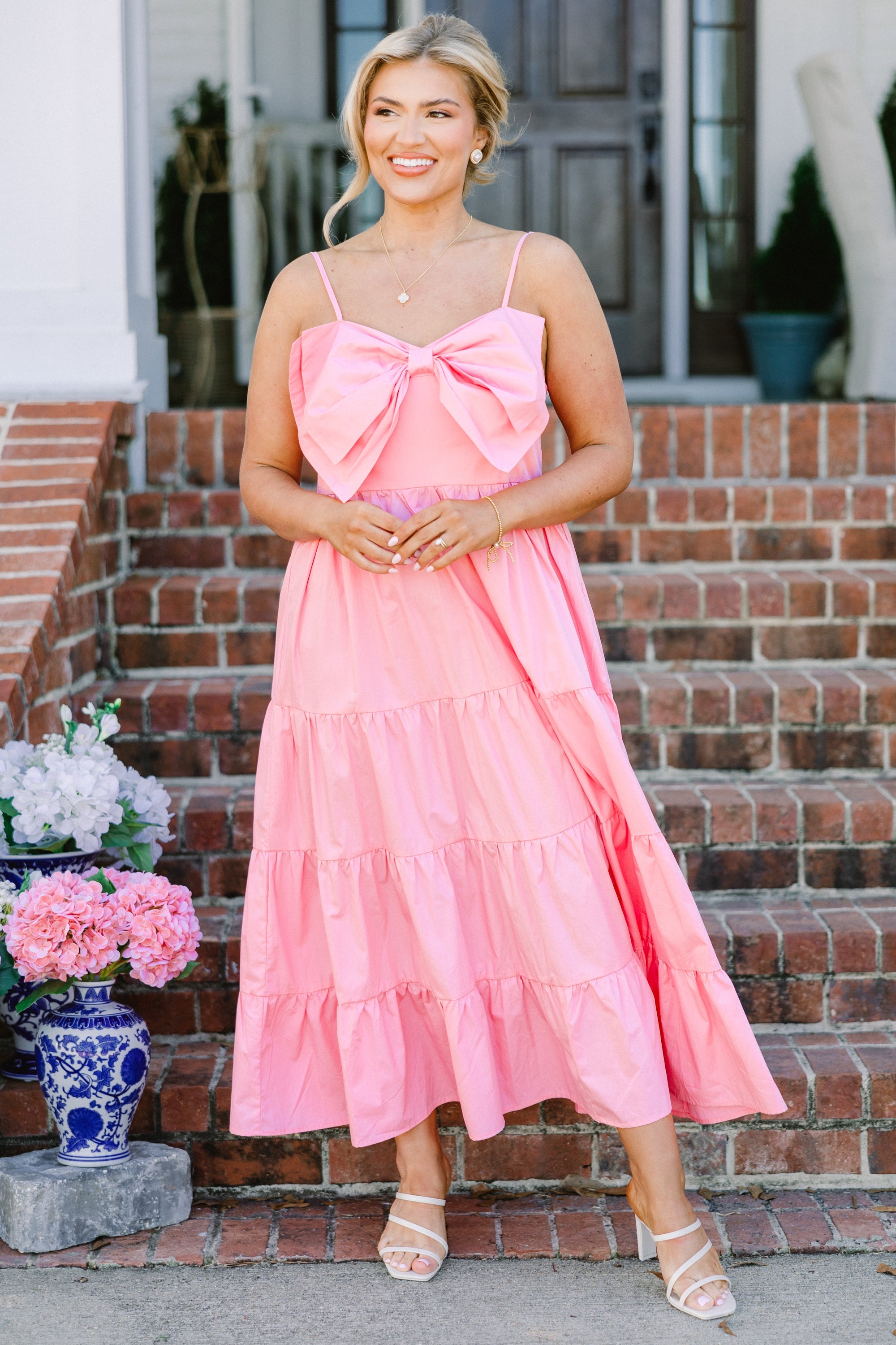 Other One Midi Dress, Pink