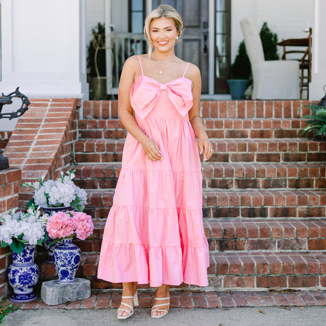 Other One Midi Dress, Pink