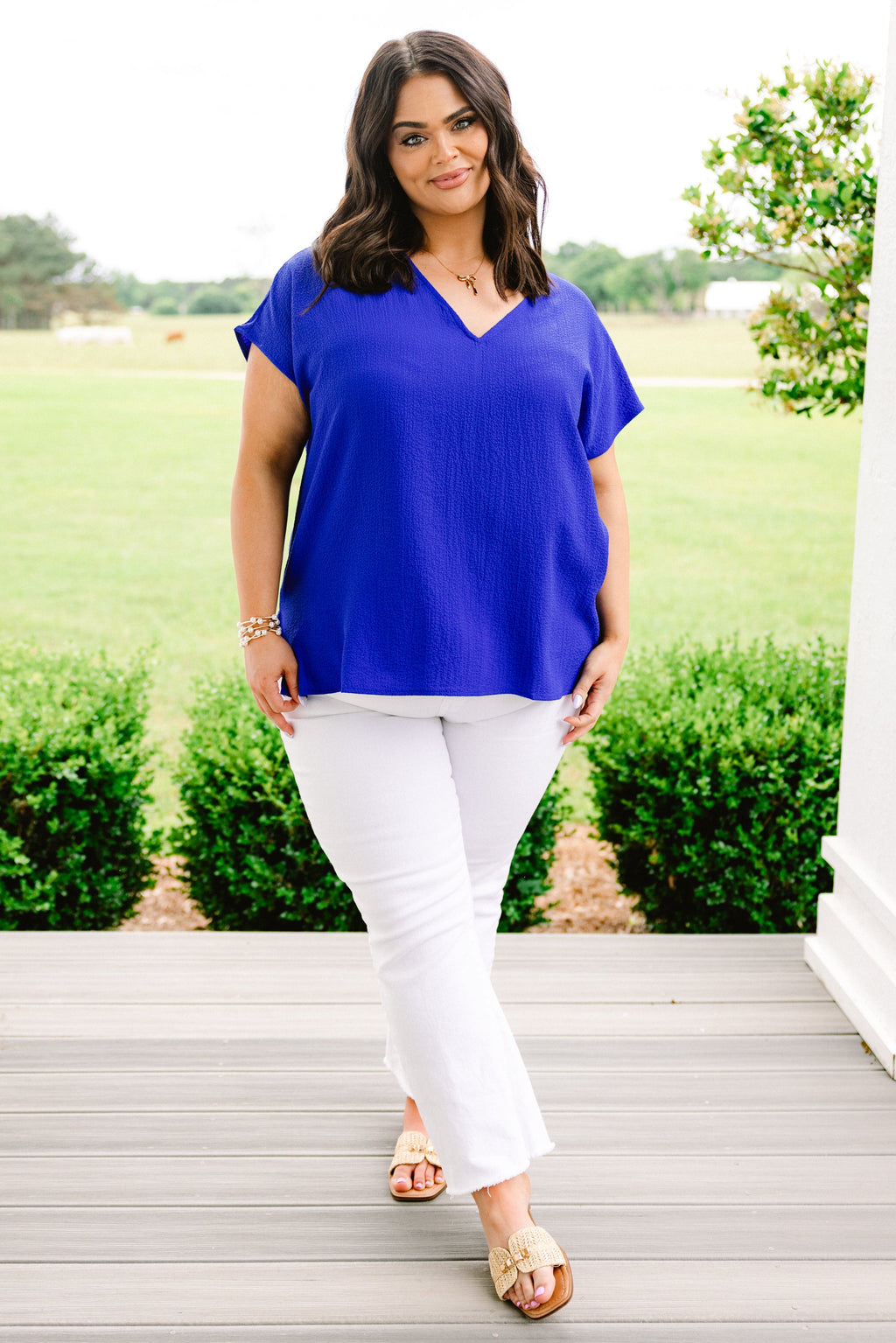 Our Oasis Top, Royal Blue