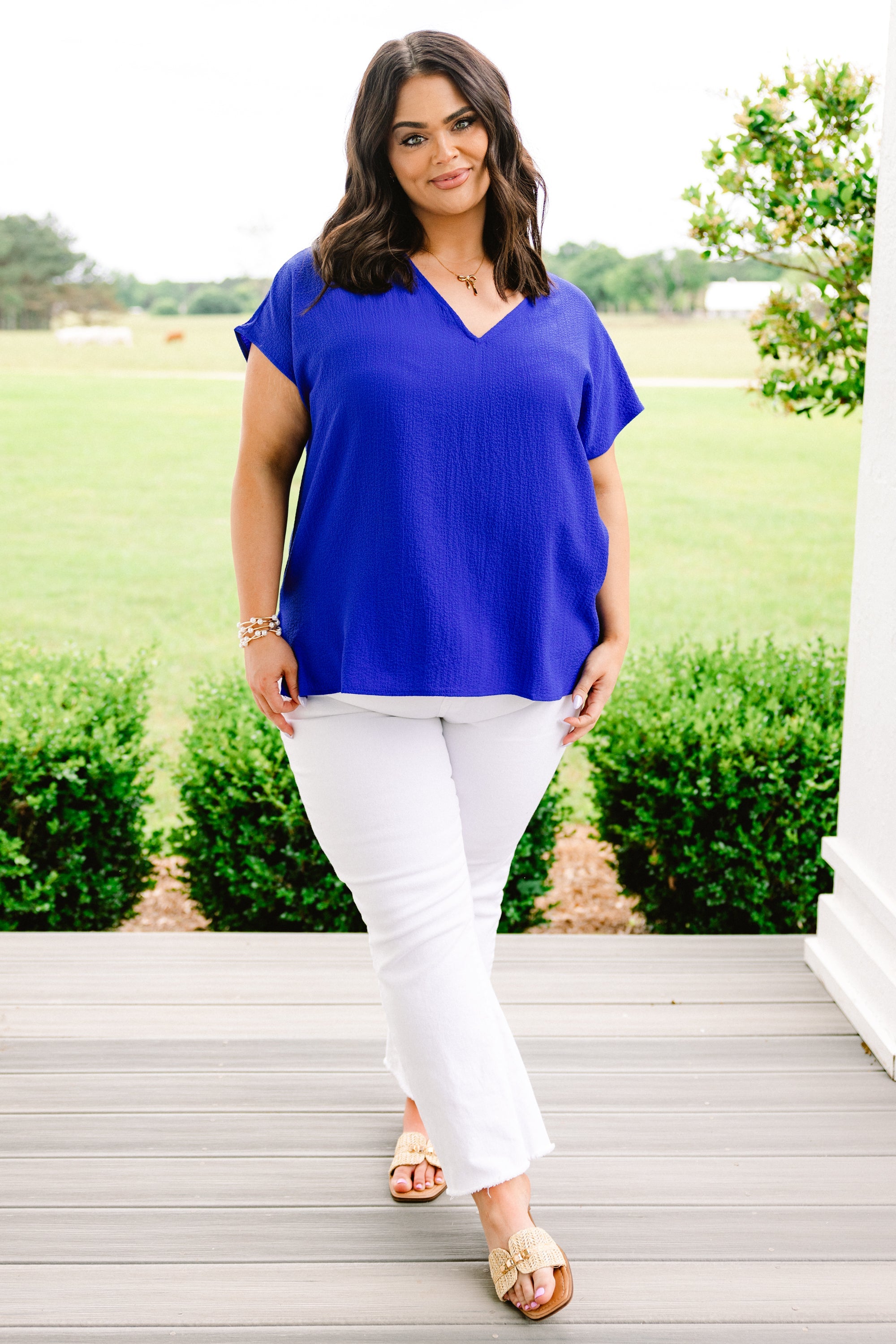 Our Oasis Top, Royal Blue