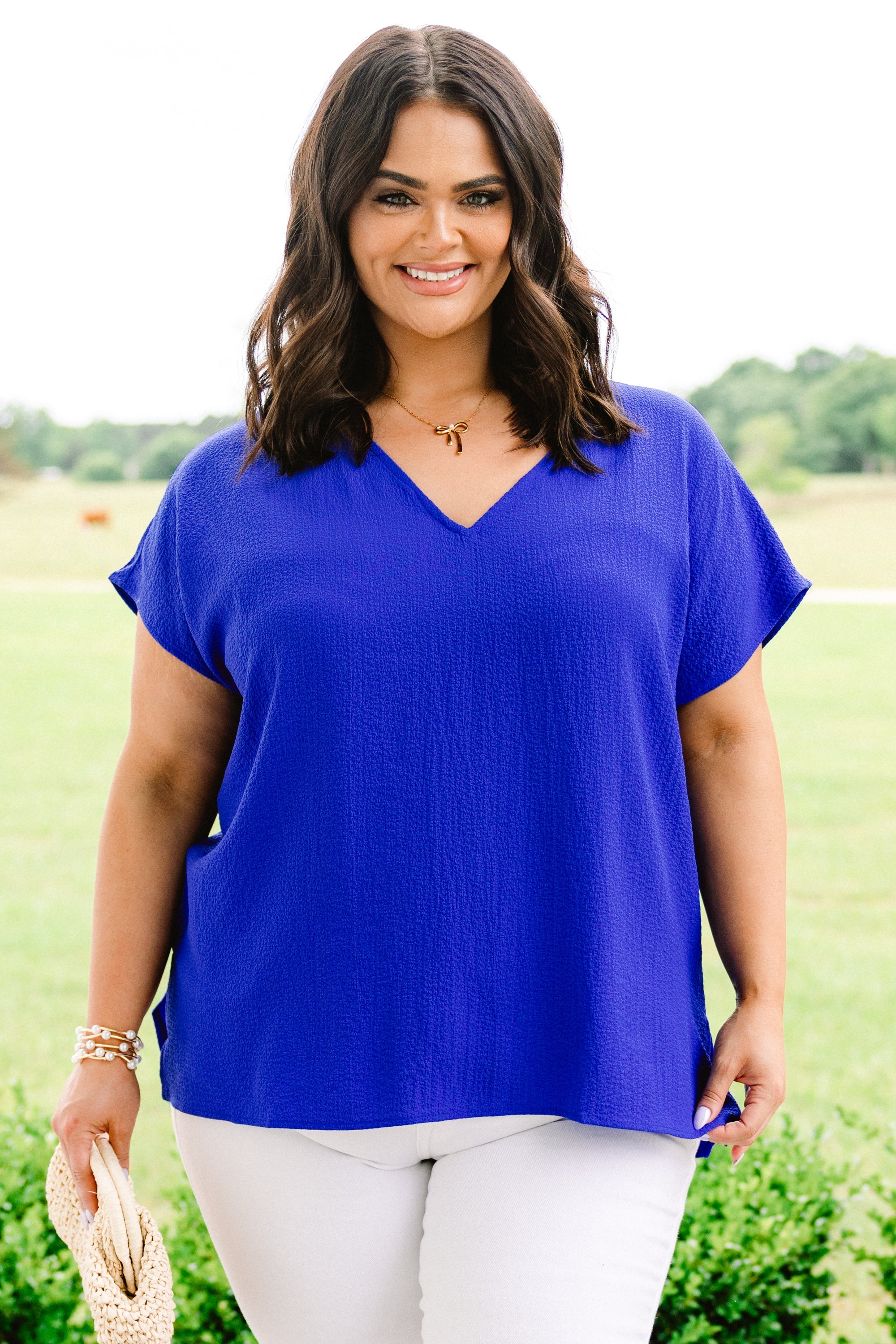 Our Oasis Top, Royal Blue