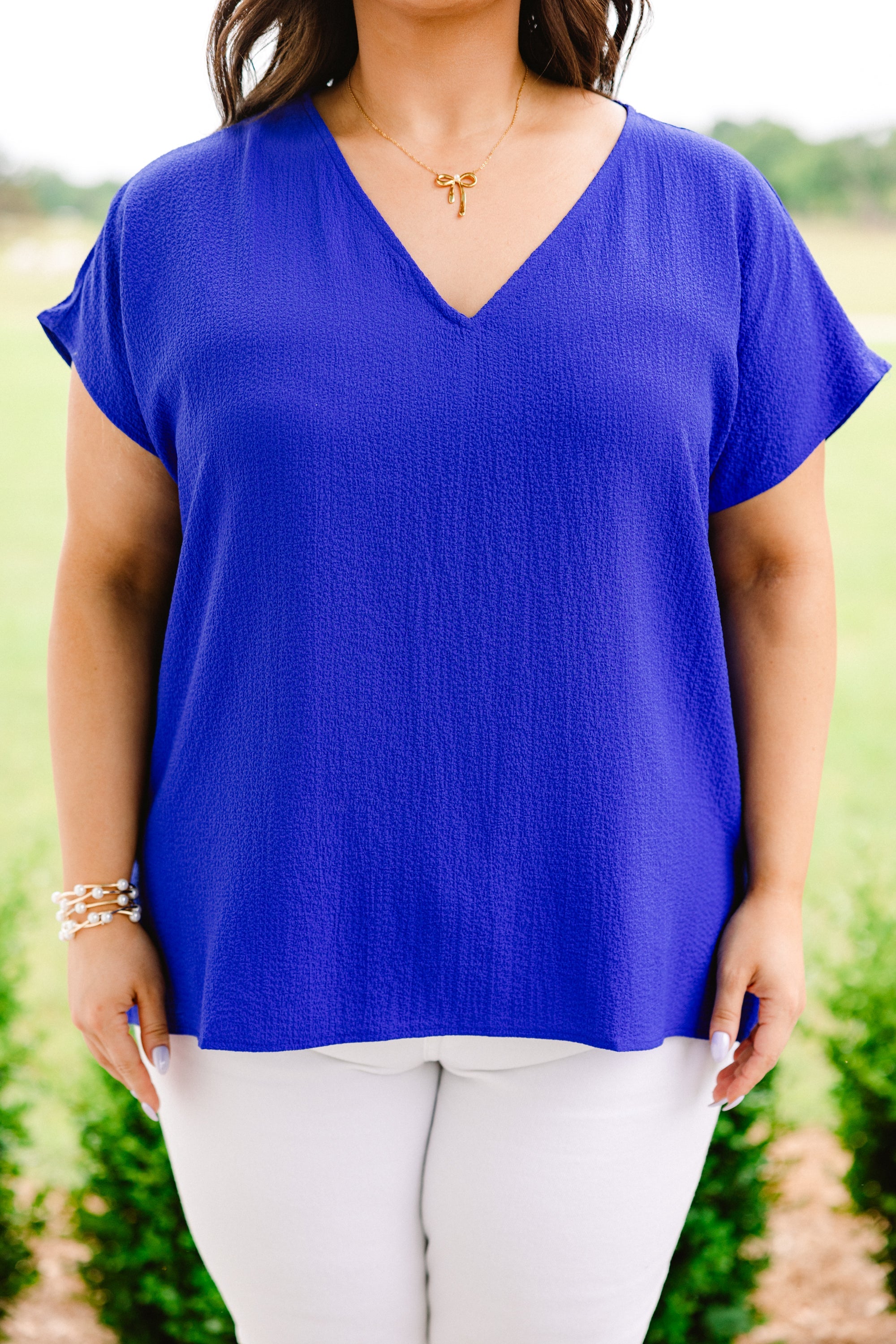 Our Oasis Top, Royal Blue