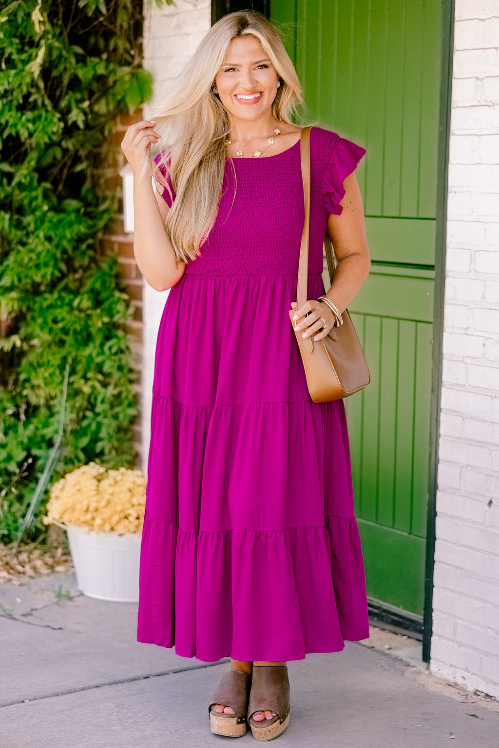 Our Sweet Memories Dress, Berry