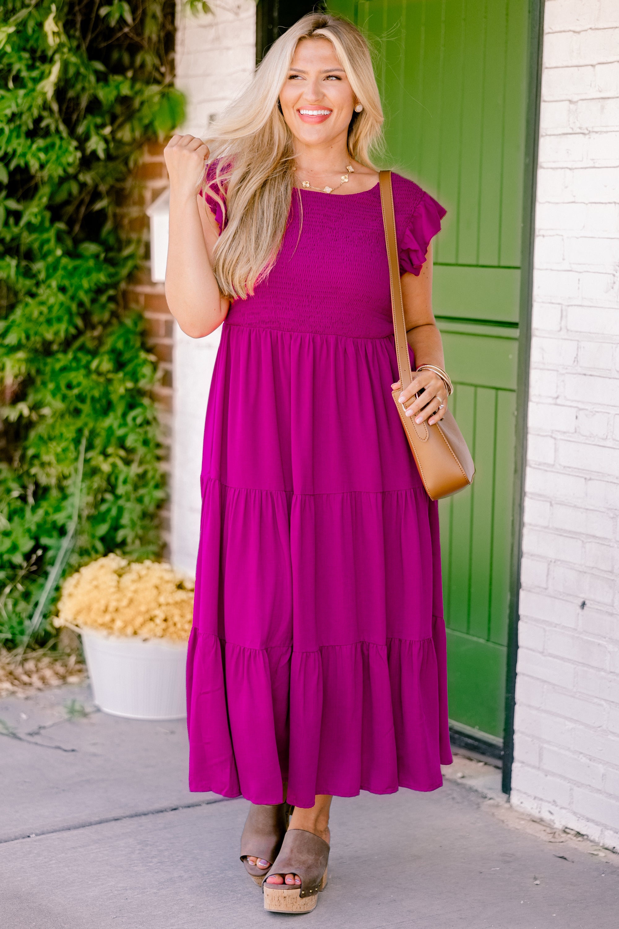 Our Sweet Memories Dress, Berry